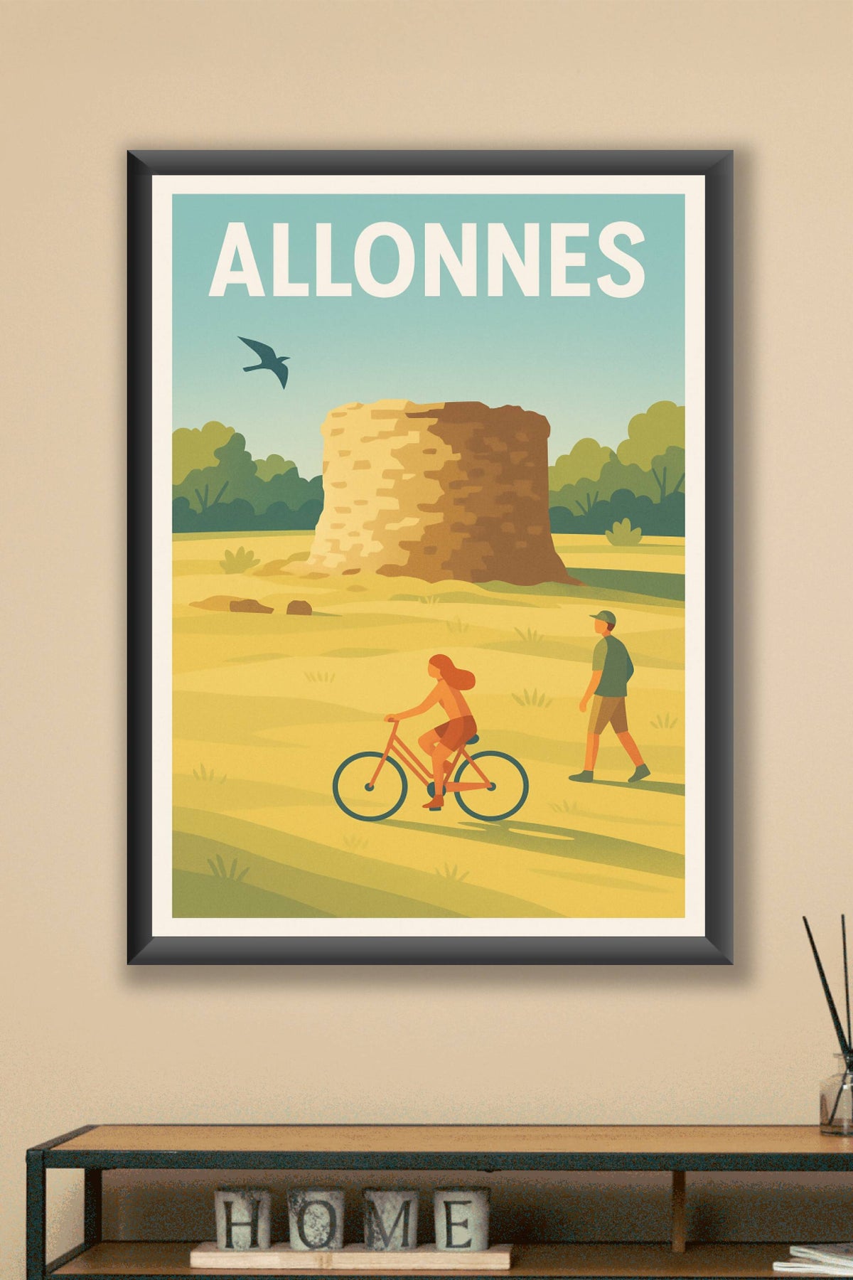 Affiche de Allonnes - Évasion et douceur au cœur de la nature