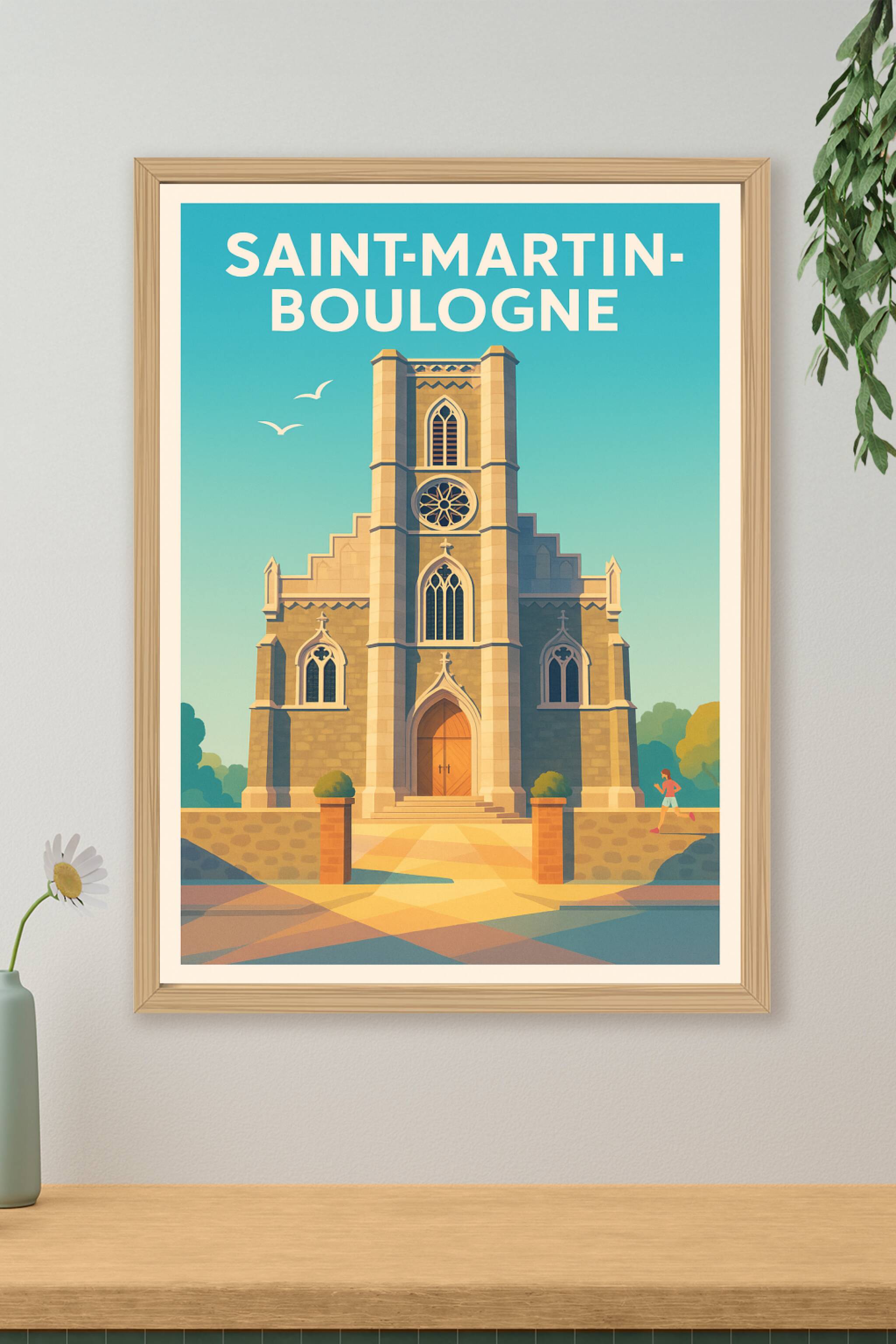 Affiche de Saint-Martin-Boulogne - L'élégance architecturale au cœur de la ville