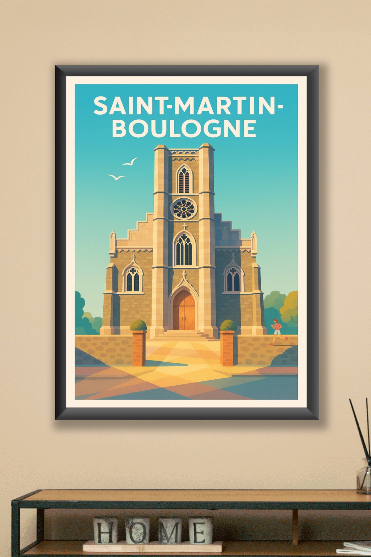 Affiche de Saint-Martin-Boulogne - L'élégance architecturale au cœur de la ville