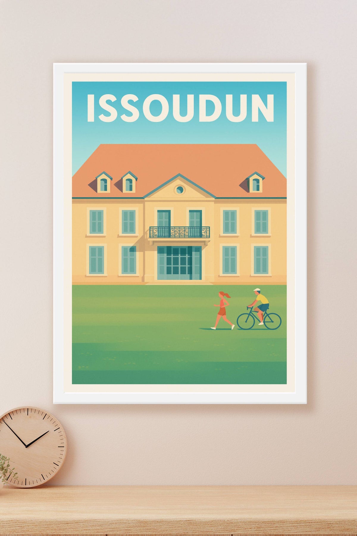 Affiche de Issoudun - L'élégance paisible au quotidien
