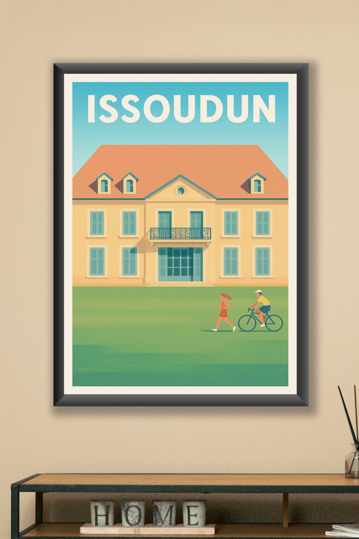 Affiche de Issoudun - L'élégance paisible au quotidien