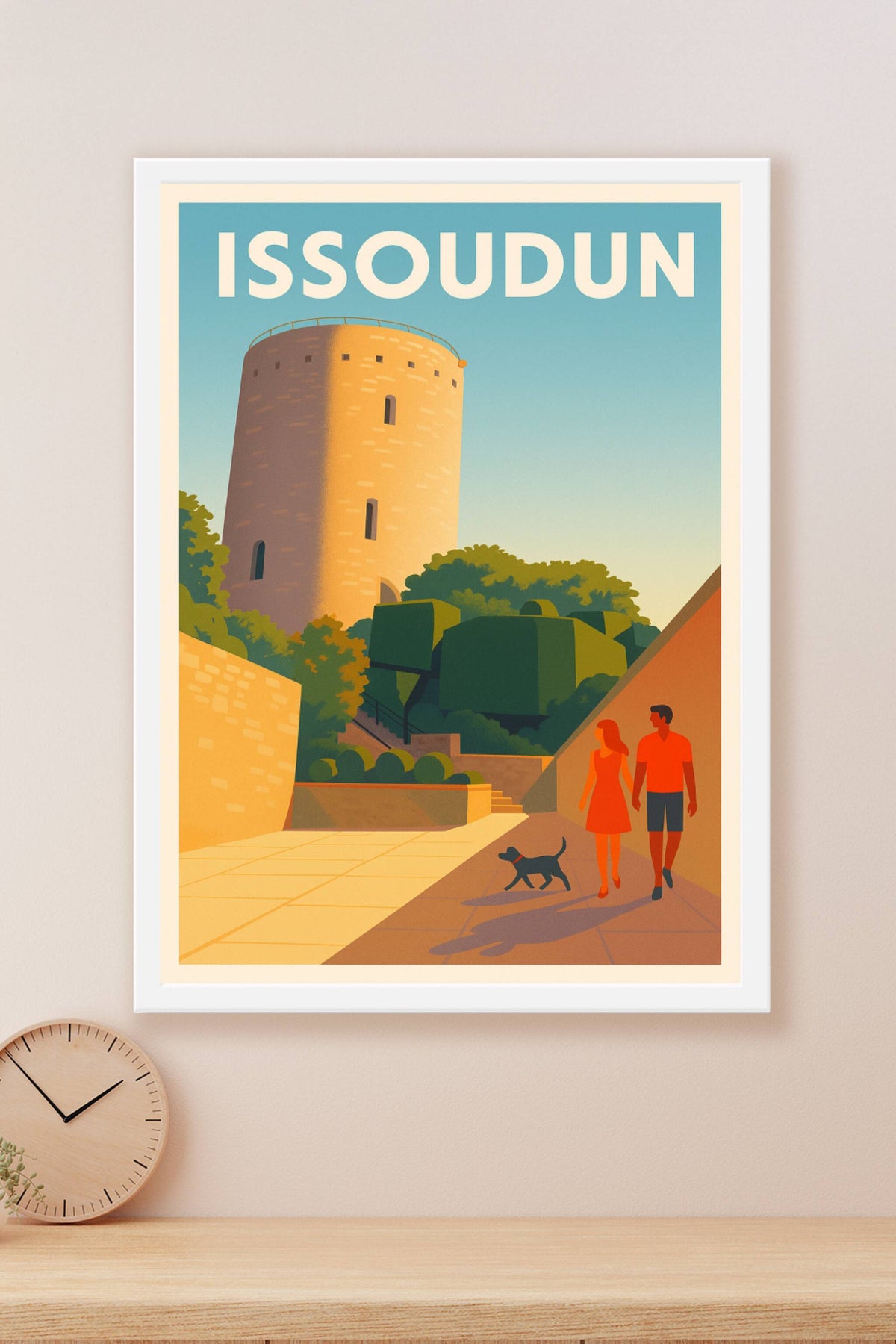 Affiche de Issoudun - Charme et douceur au détour des ruelles