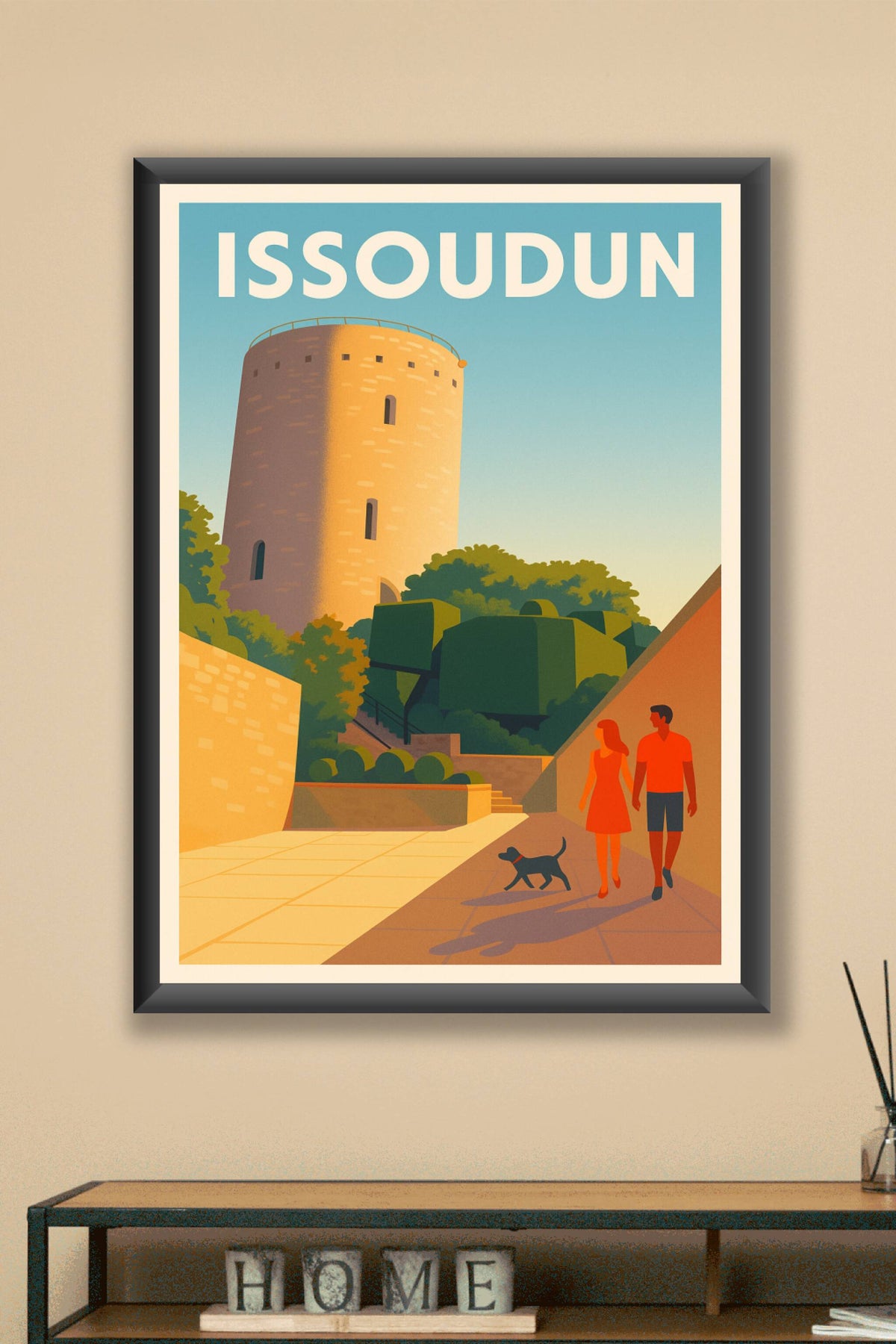 Affiche de Issoudun - Charme et douceur au détour des ruelles