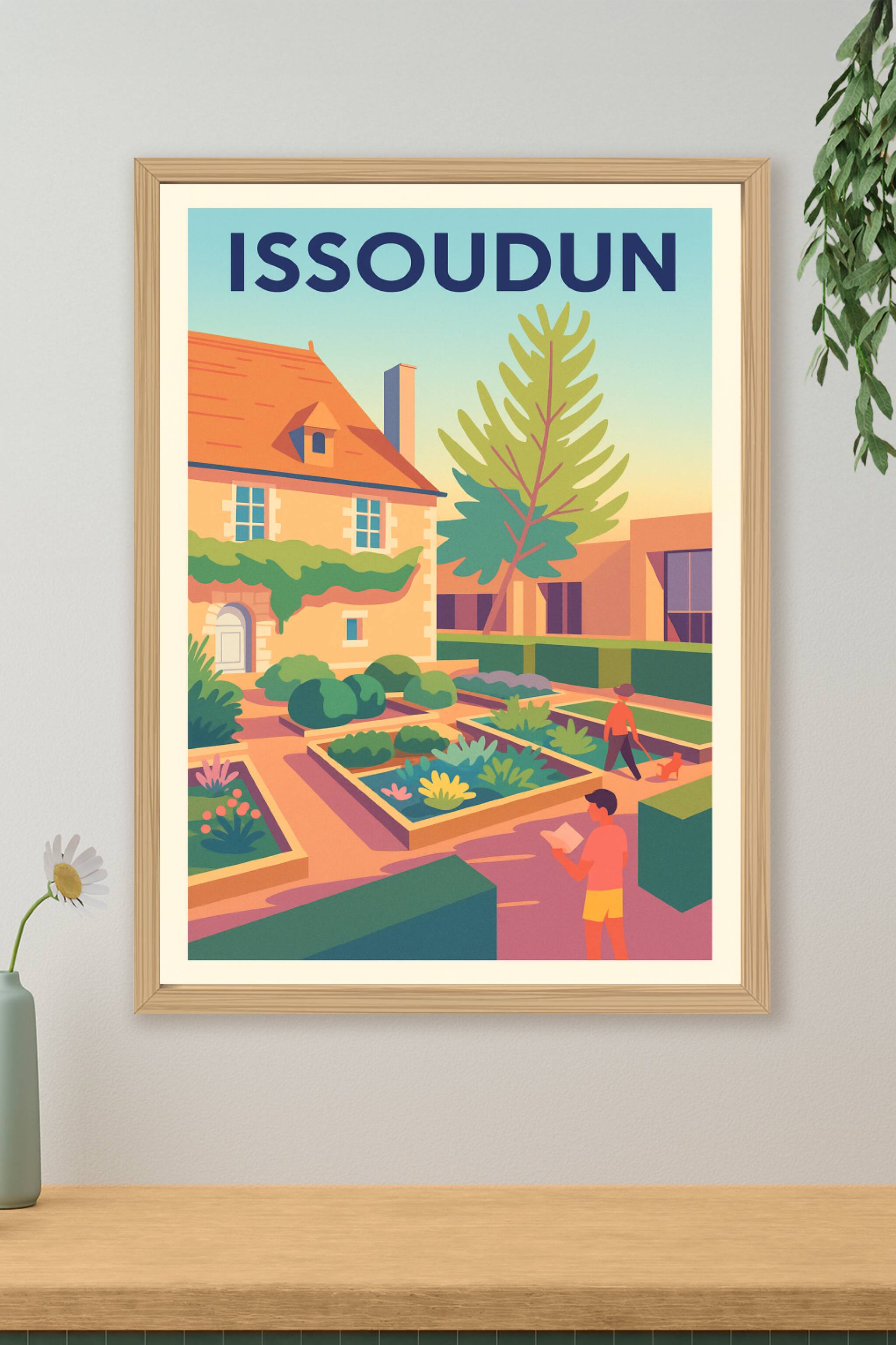 Affiche de Issoudun - Atmosphère bucolique et paisible