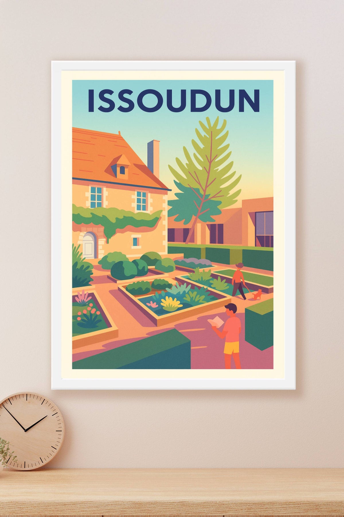Affiche de Issoudun - Atmosphère bucolique et paisible