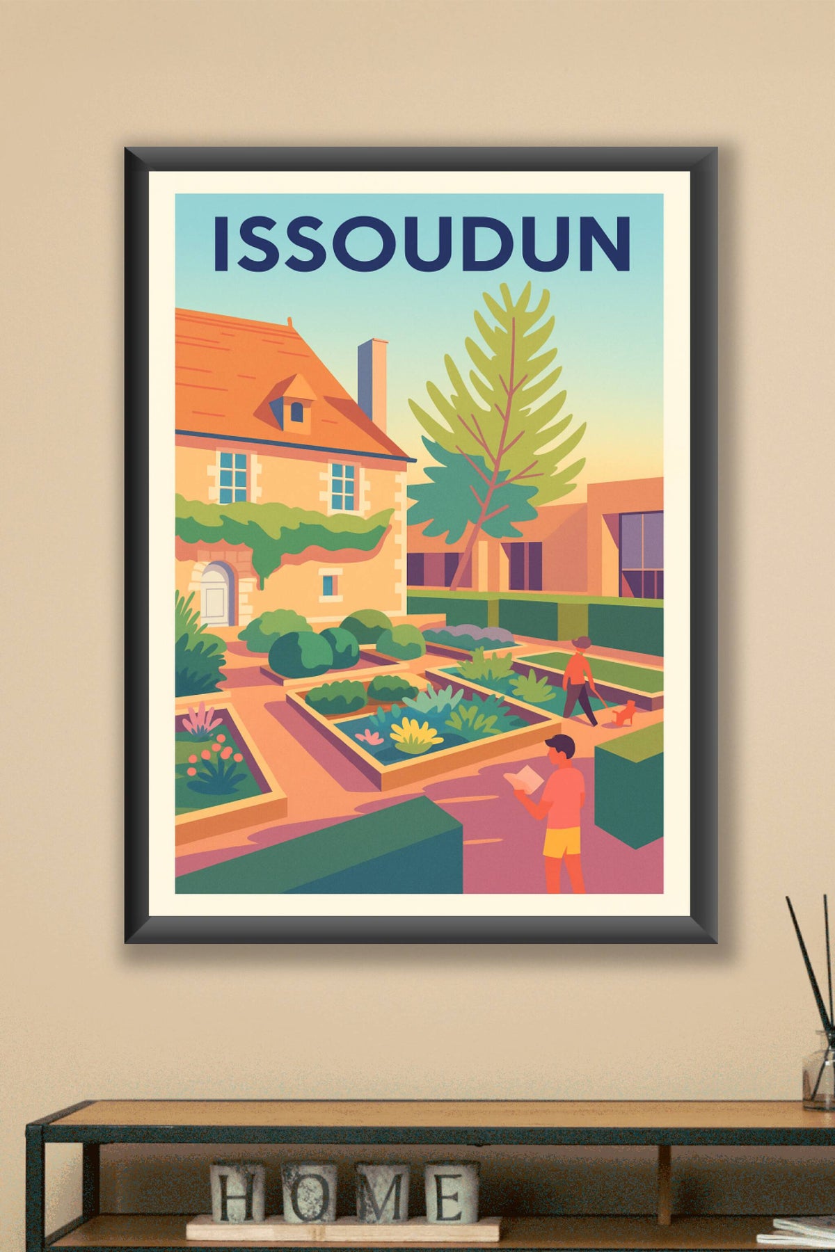 Affiche de Issoudun - Atmosphère bucolique et paisible