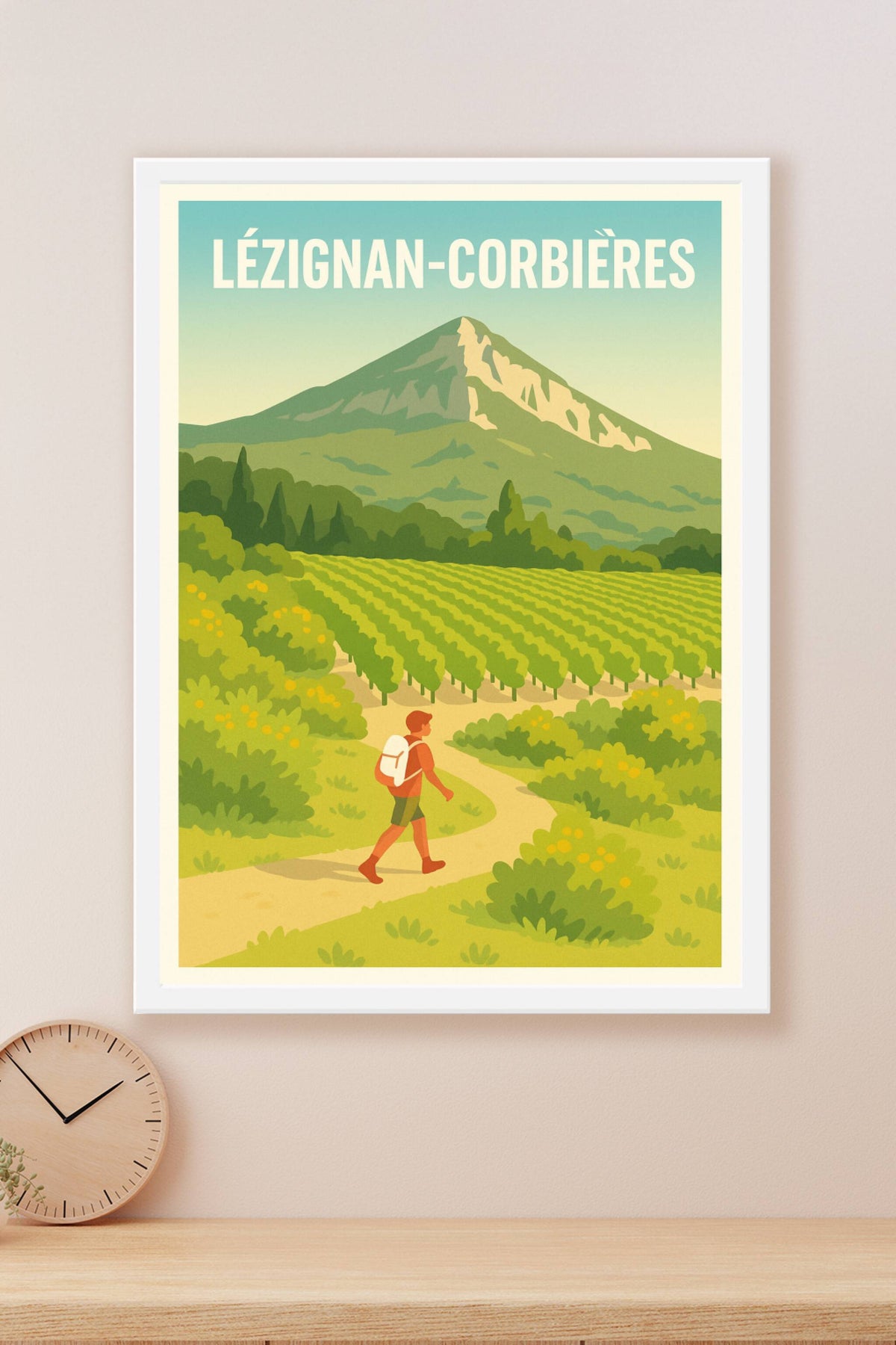 Affiche de Lézignan-Corbières - Balade au cœur des vignobles