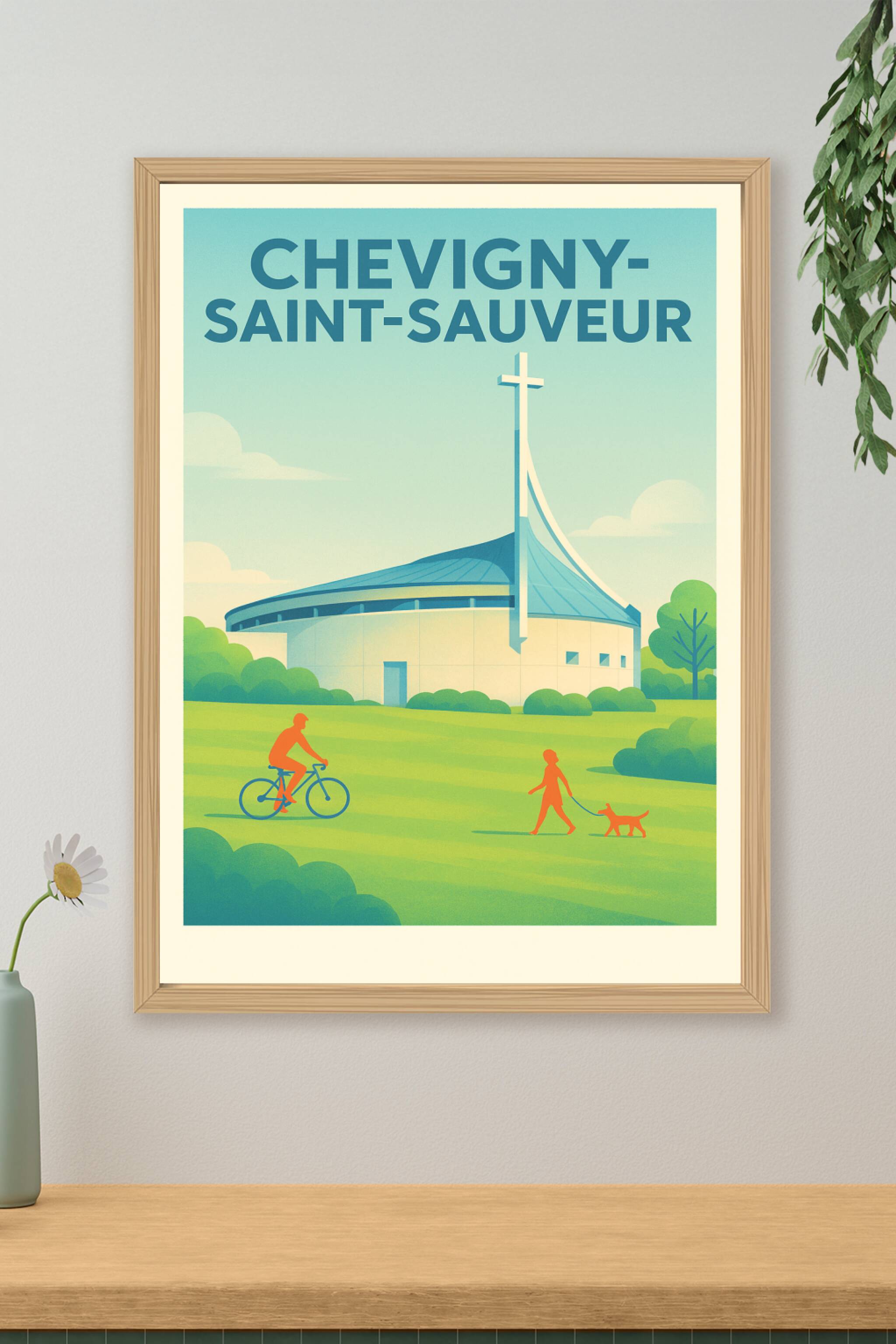 Affiche de Chevigny-Saint-Sauveur - Nature et modernité au cœur de la ville