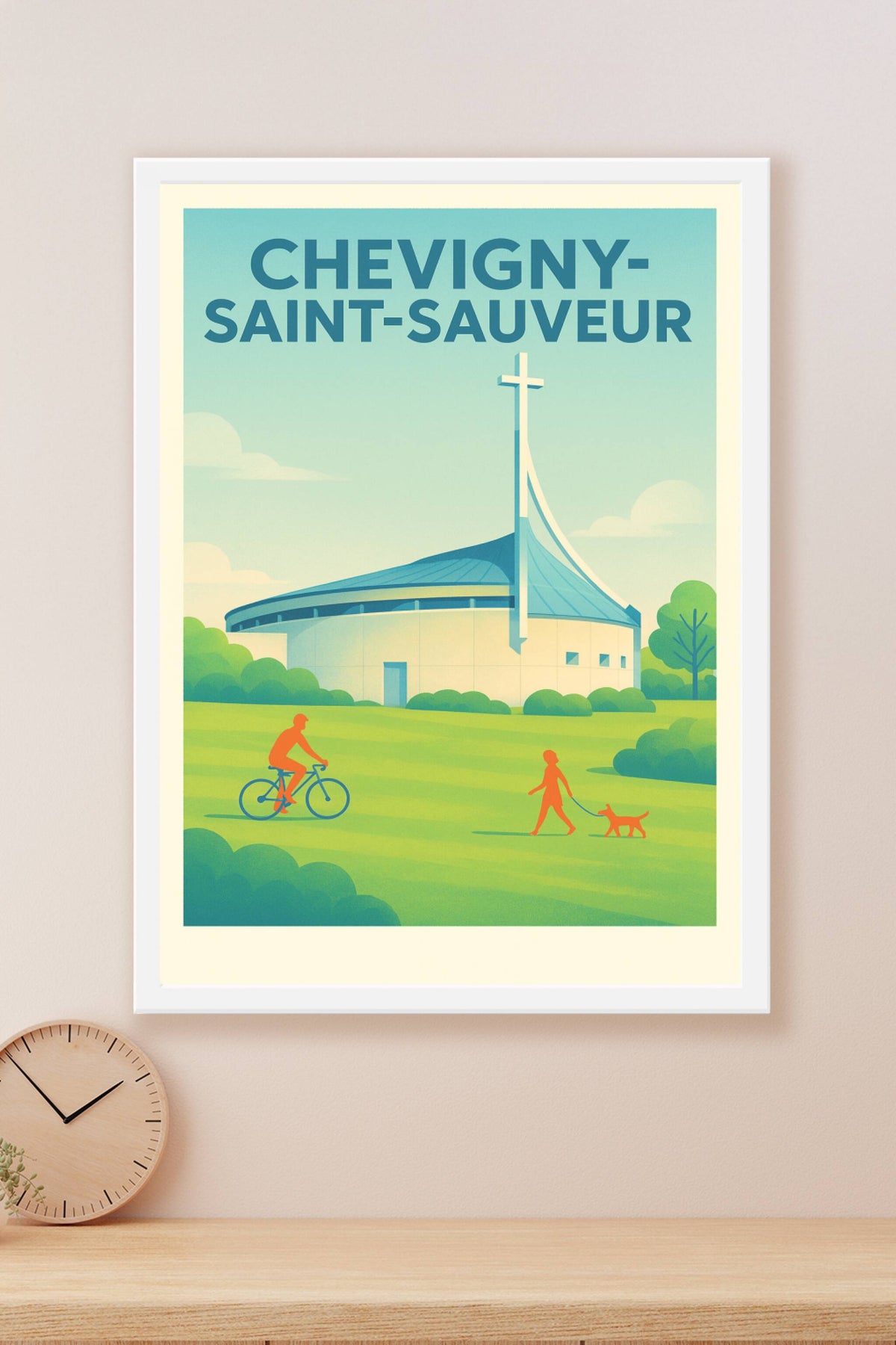 Affiche de Chevigny-Saint-Sauveur - Nature et modernité au cœur de la ville