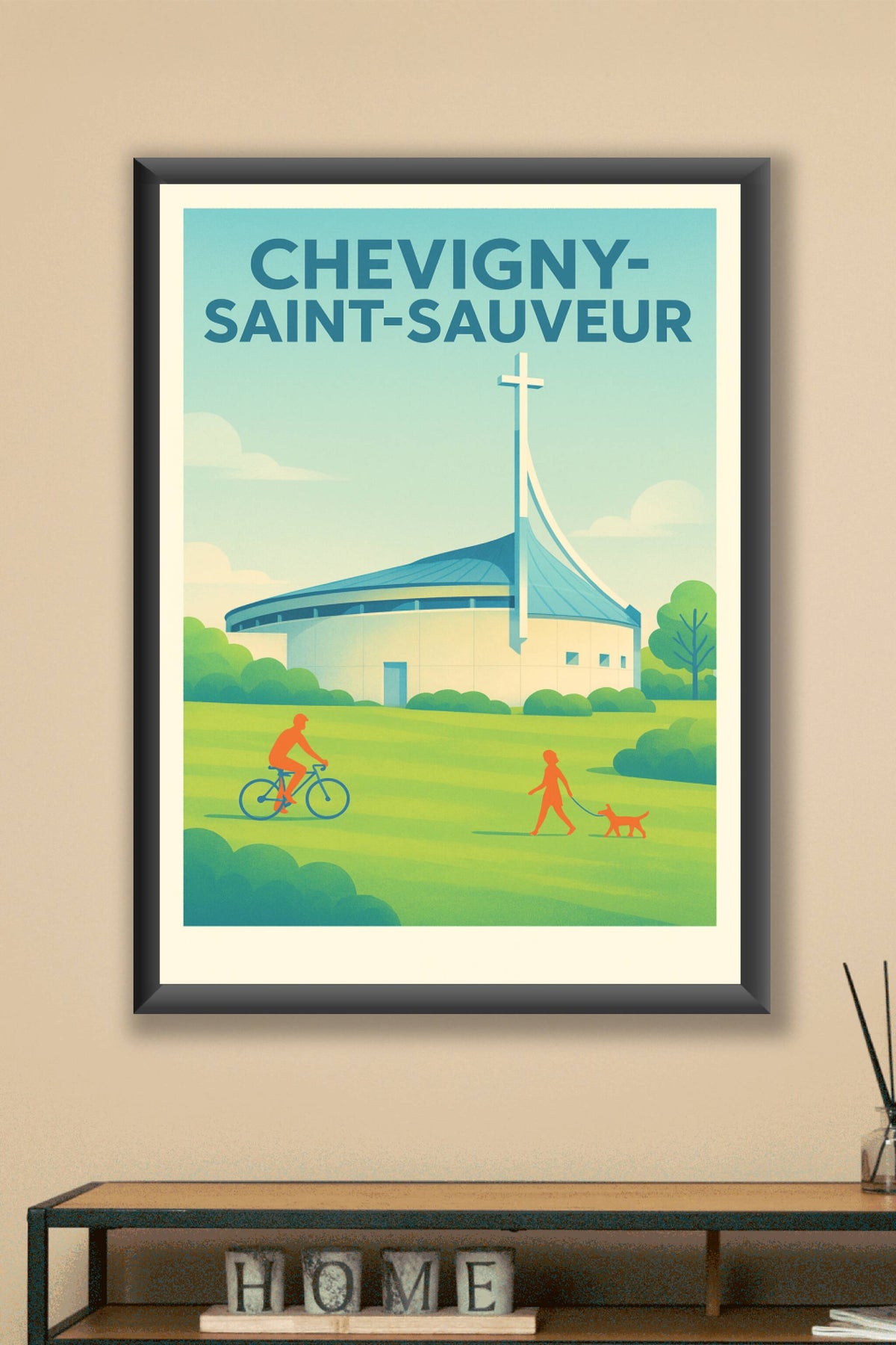 Affiche de Chevigny-Saint-Sauveur - Nature et modernité au cœur de la ville
