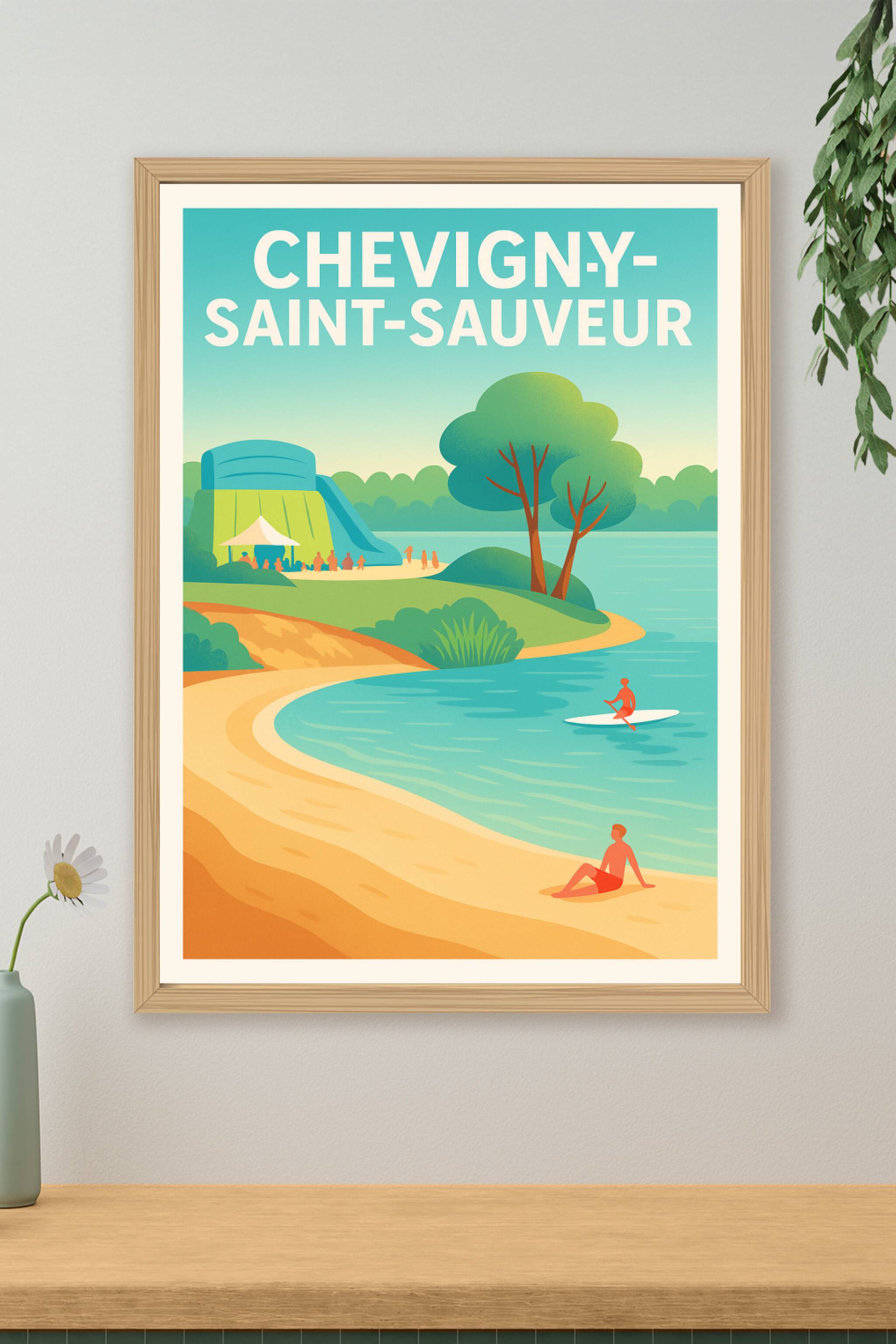 Affiche de Chevigny-Saint-Sauveur - Évasion et détente au bord de l'eau