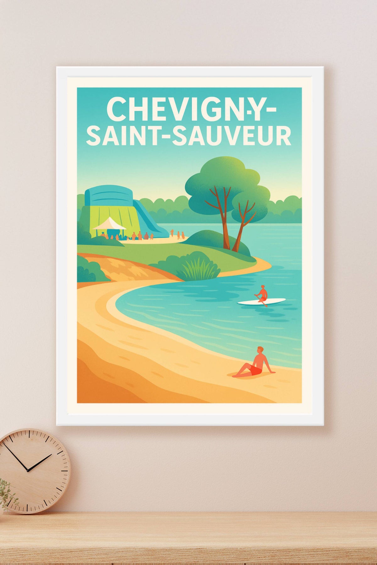 Affiche de Chevigny-Saint-Sauveur - Évasion et détente au bord de l'eau