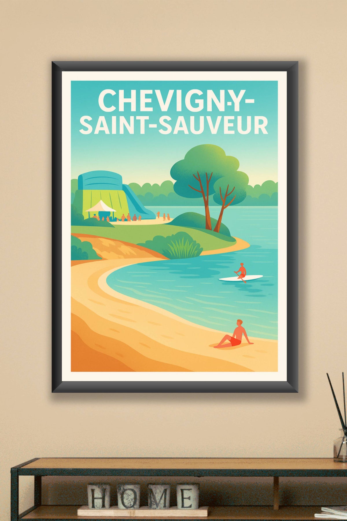 Affiche de Chevigny-Saint-Sauveur - Évasion et détente au bord de l'eau