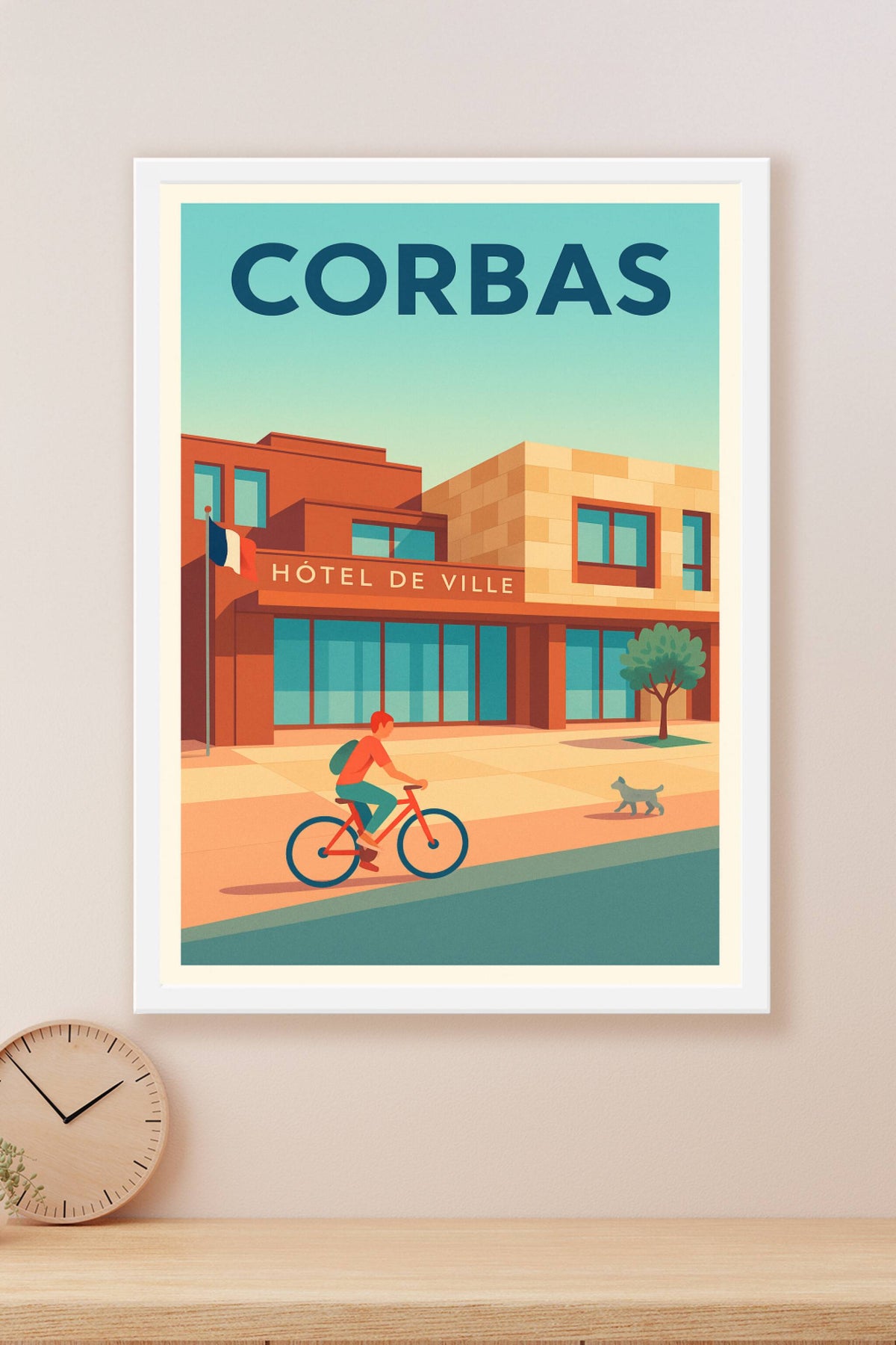Affiche de Corbas - Charme moderne et convivialité urbaine