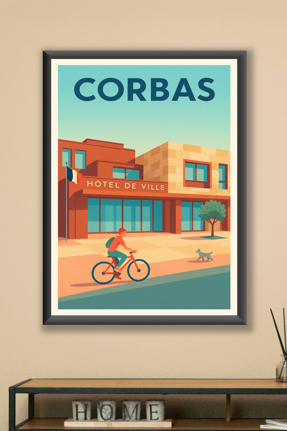 Affiche de Corbas - Charme moderne et convivialité urbaine