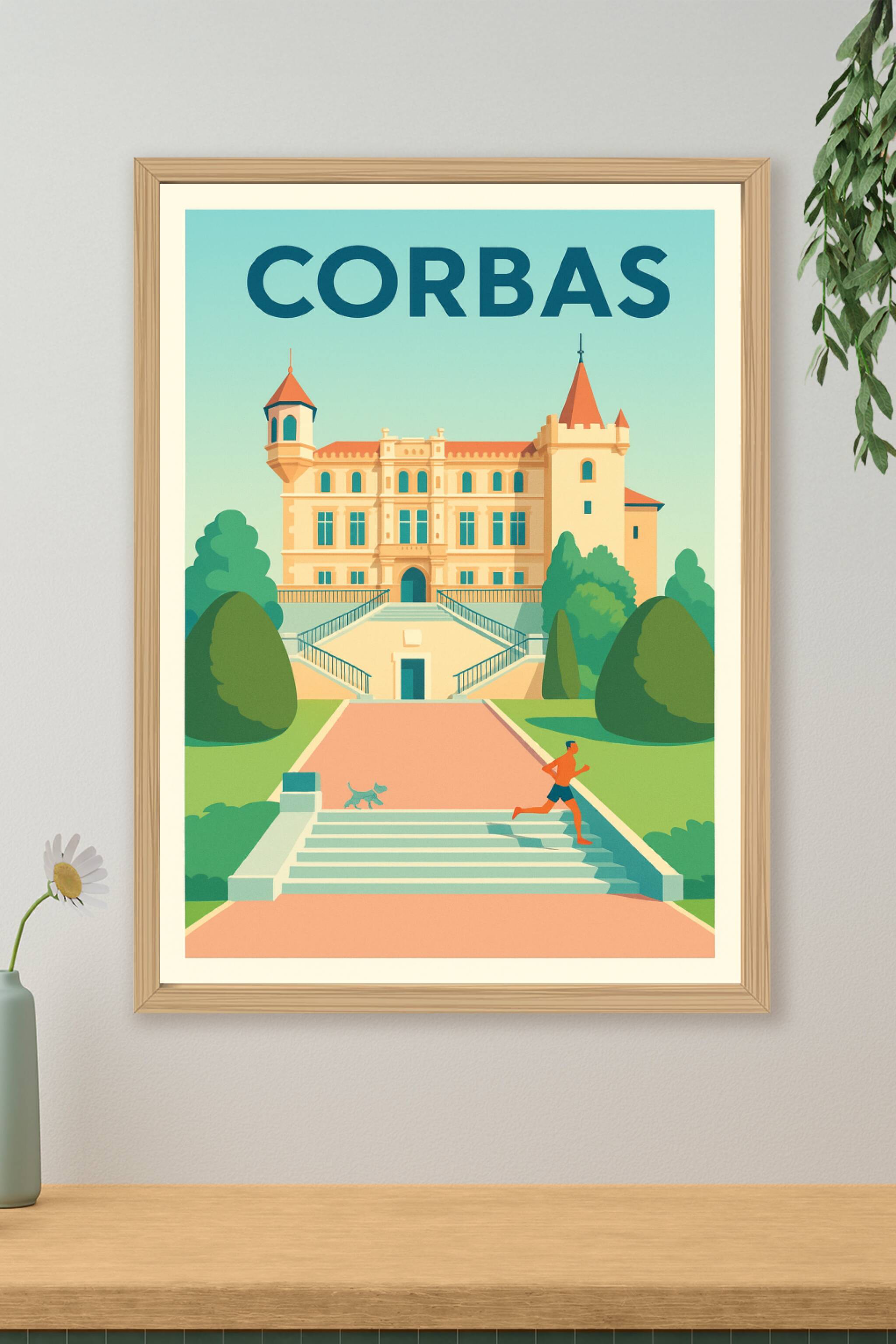 Affiche de Corbas - Élégance et Vitalité au Château