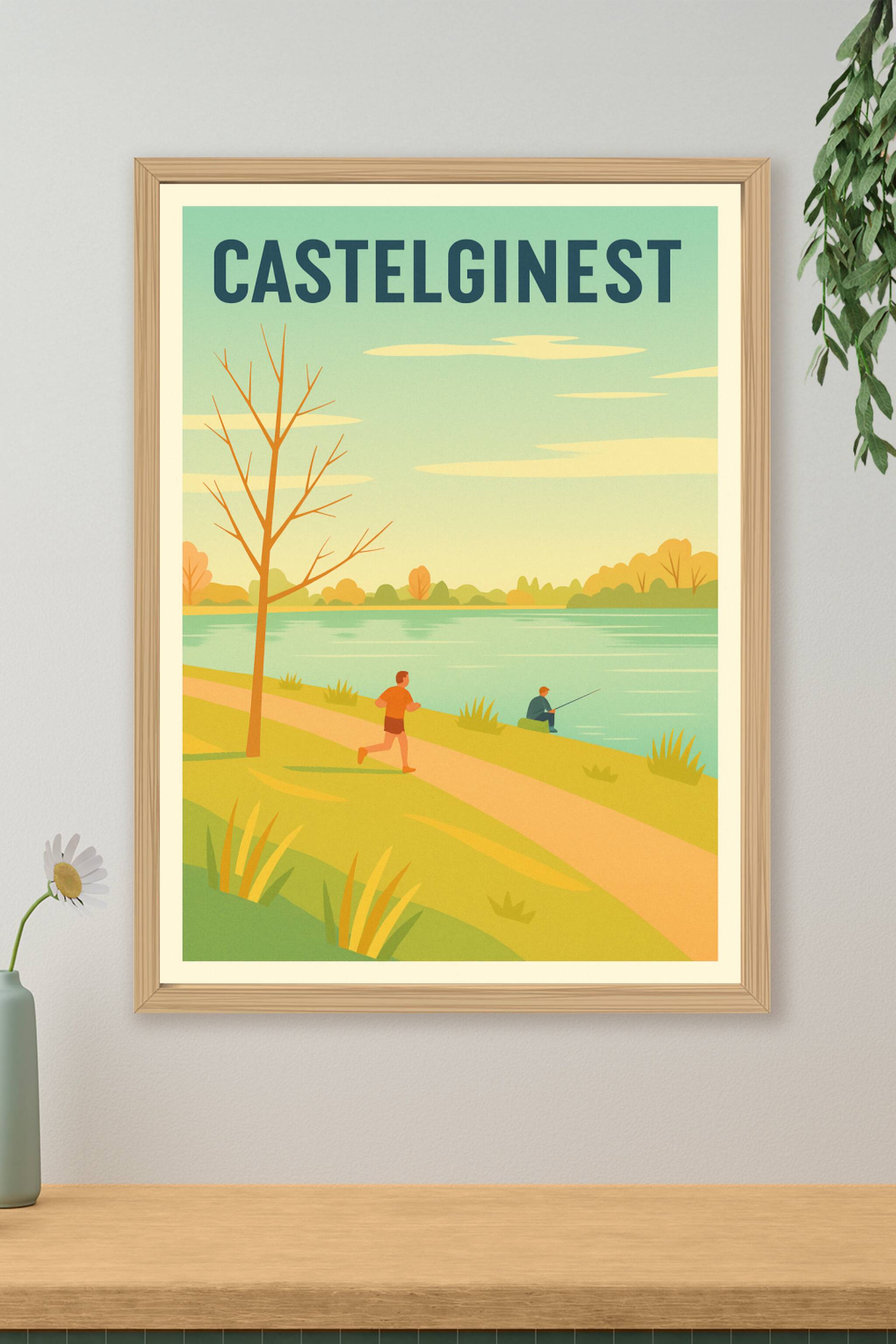 Affiche de Castelginest - Sérénité au bord de l'eau