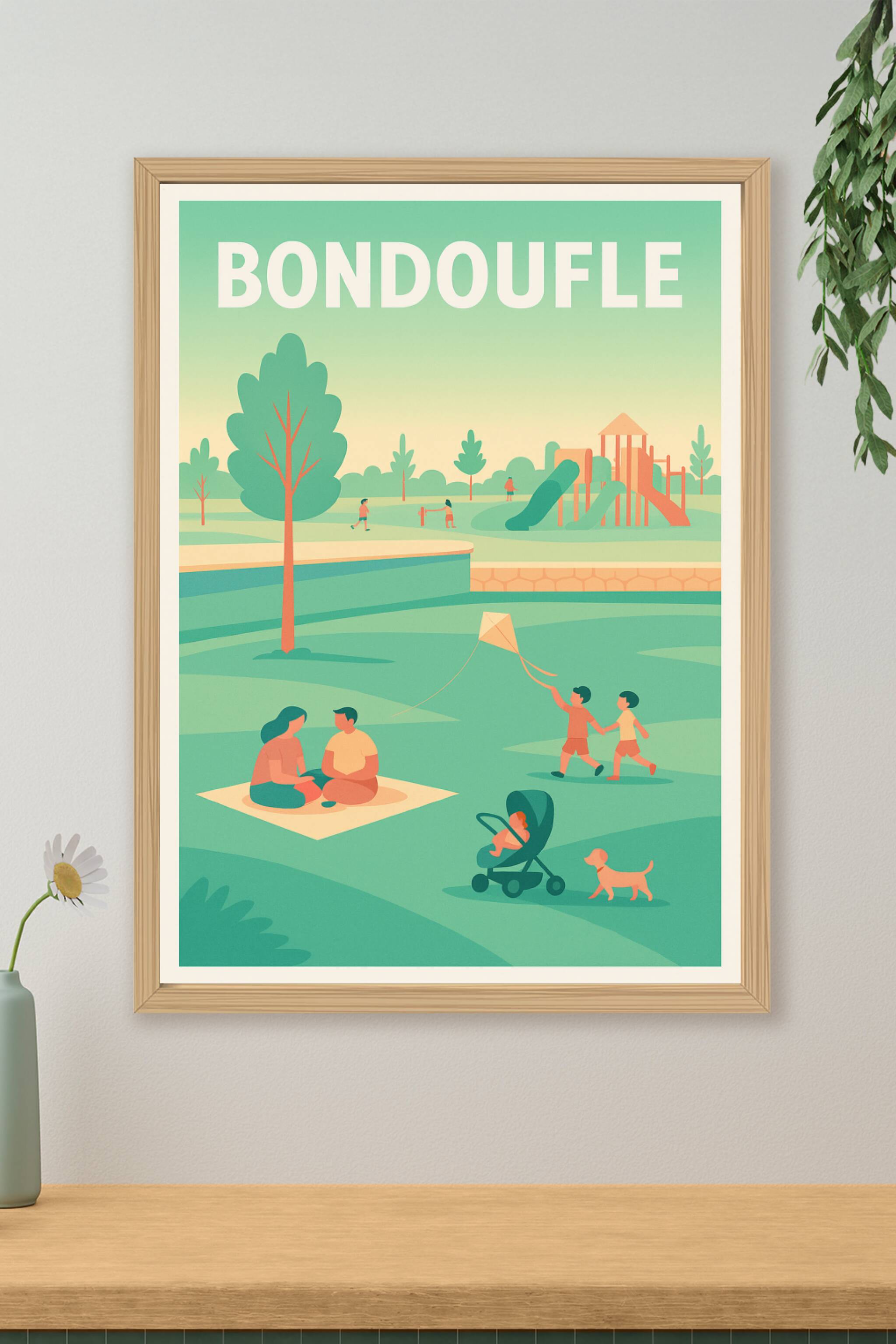 Affiche de Bondoufle - Un après-midi en famille au parc