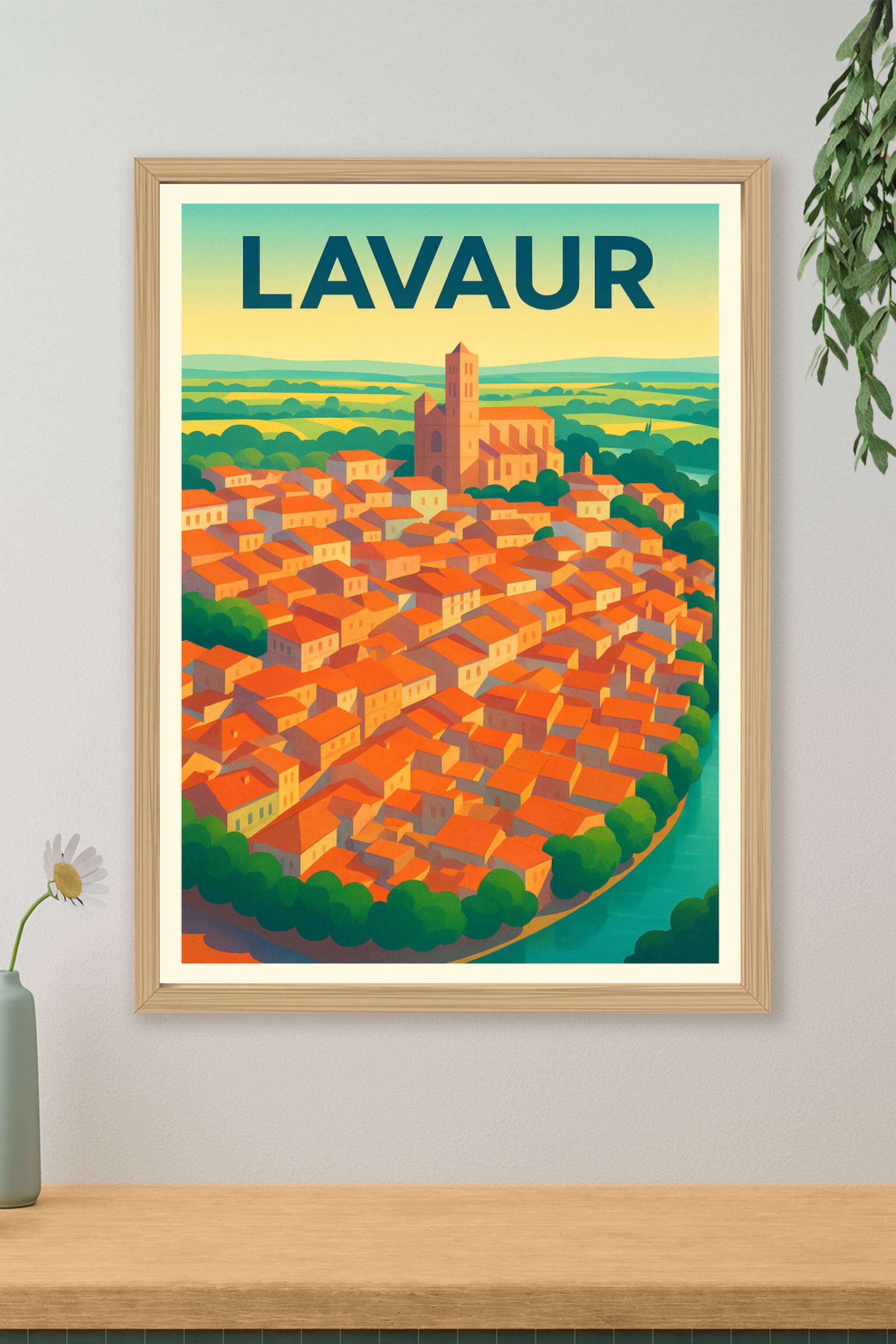 Affiche de Lavaur - Charme et lumière du Tarn
