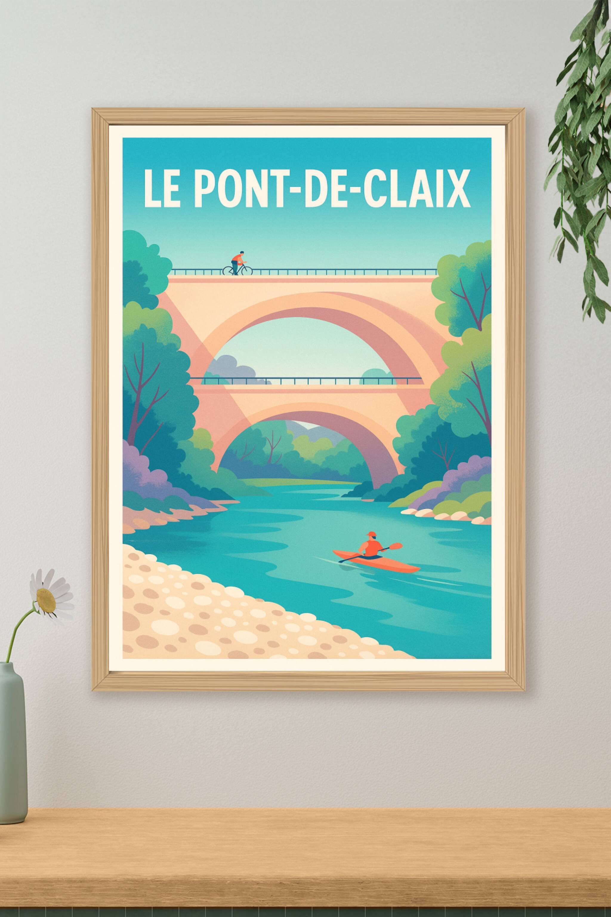 Affiche de Le Pont-de-Claix - Tranquillité au fil de l'eau