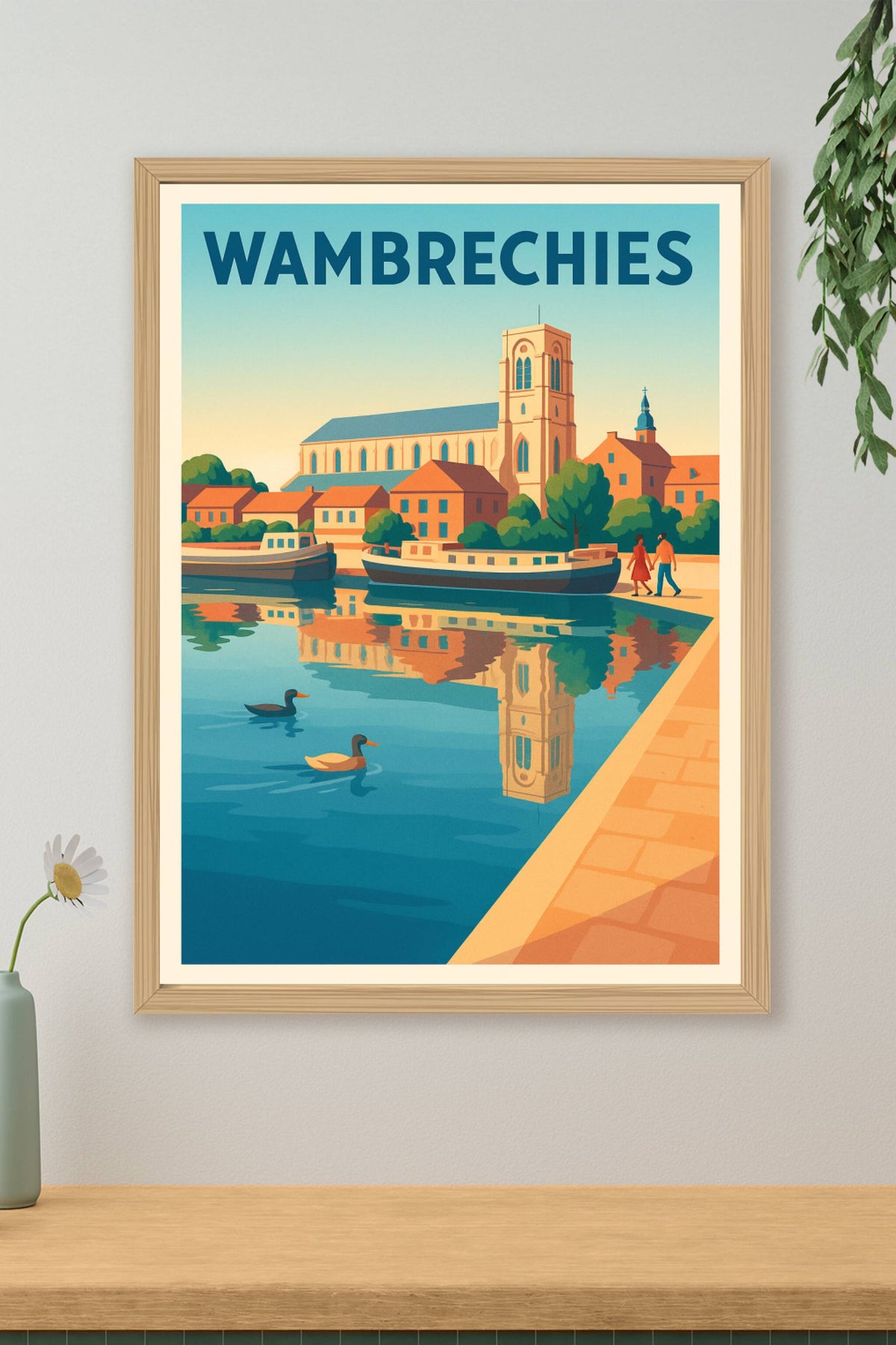 Affiche de Wambrechies - charme et sérénité au bord de l'eau