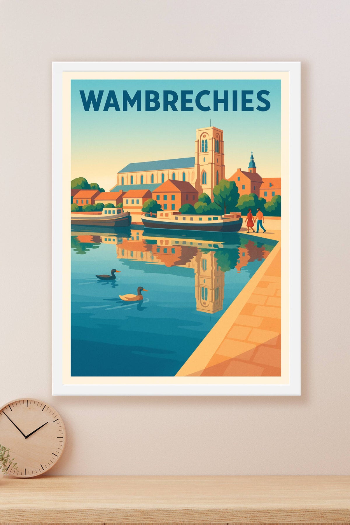 Affiche de Wambrechies - charme et sérénité au bord de l'eau