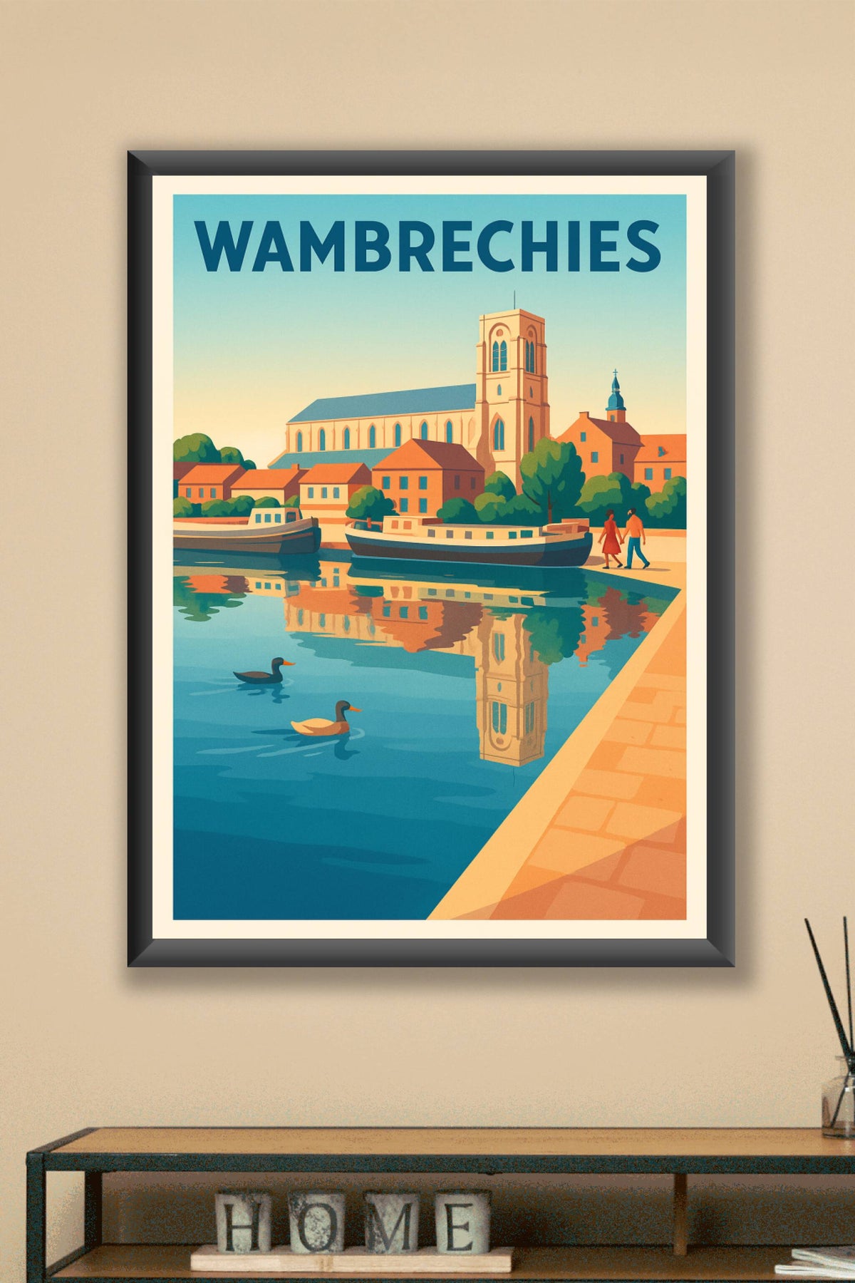 Affiche de Wambrechies - charme et sérénité au bord de l'eau