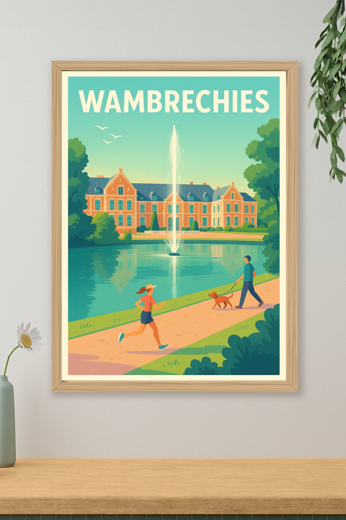 Affiche de Wambrechies - Tranquillité au parc et au château
