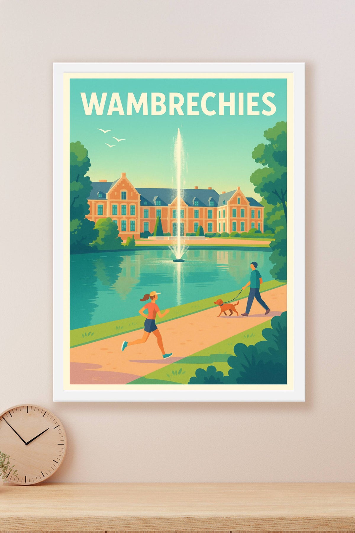 Affiche de Wambrechies - Tranquillité au parc et au château