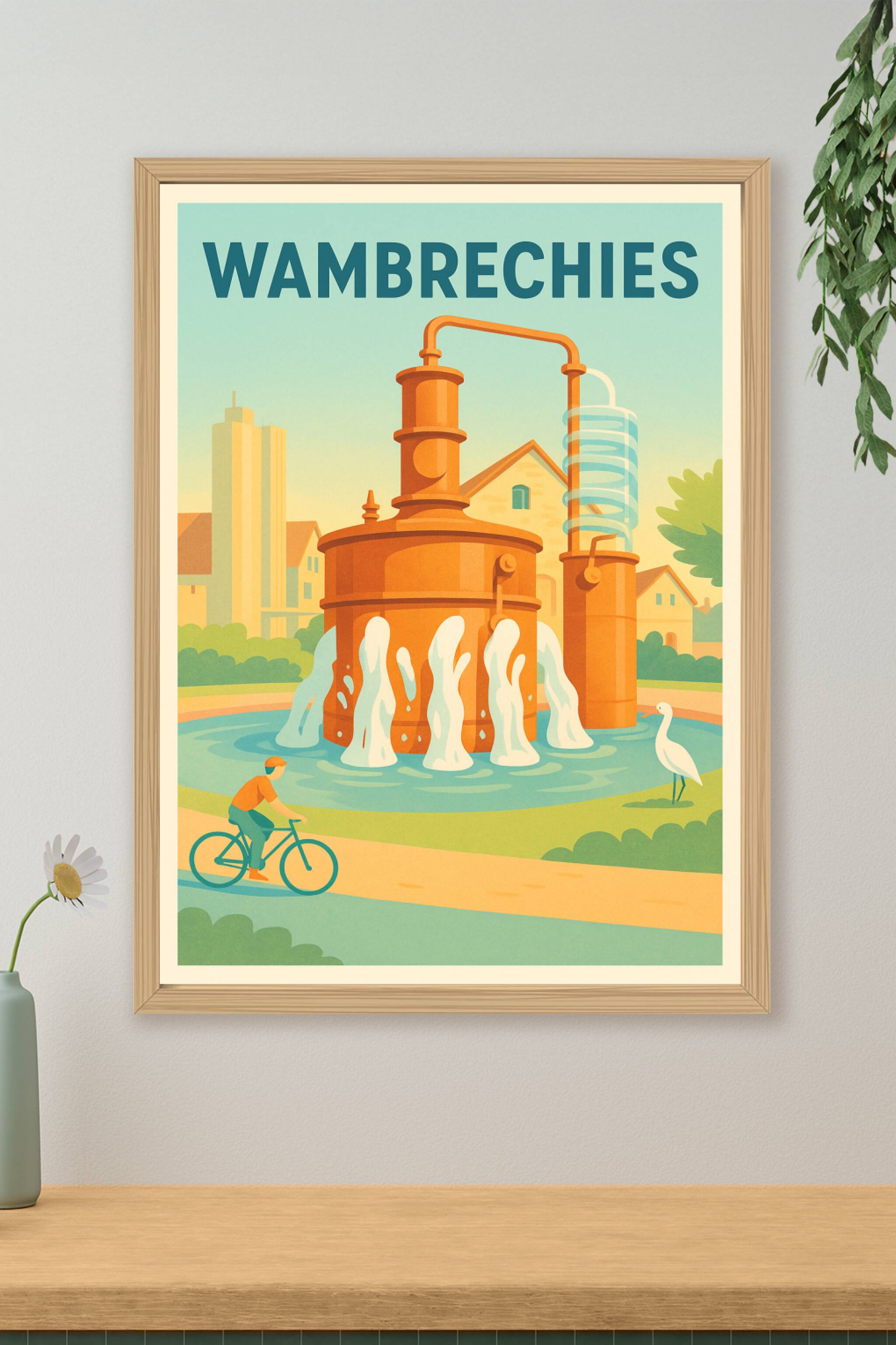 Affiche de Wambrechies - L'élégance industrielle au cœur de la ville