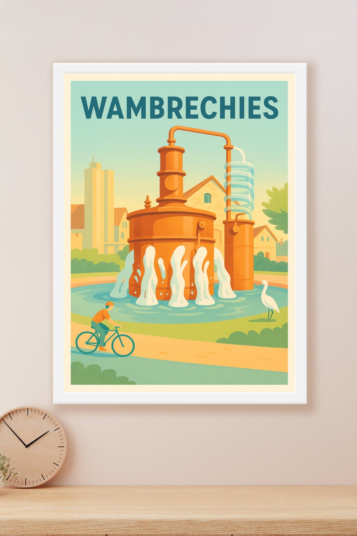 Affiche de Wambrechies - L'élégance industrielle au cœur de la ville