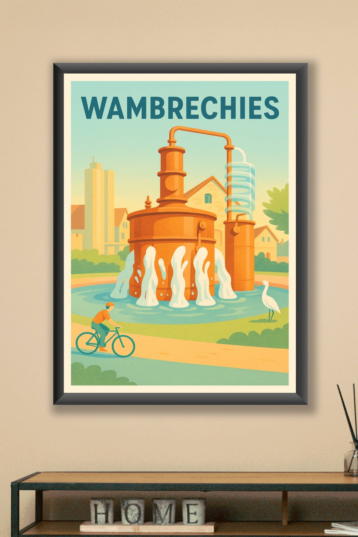 Affiche de Wambrechies - L'élégance industrielle au cœur de la ville