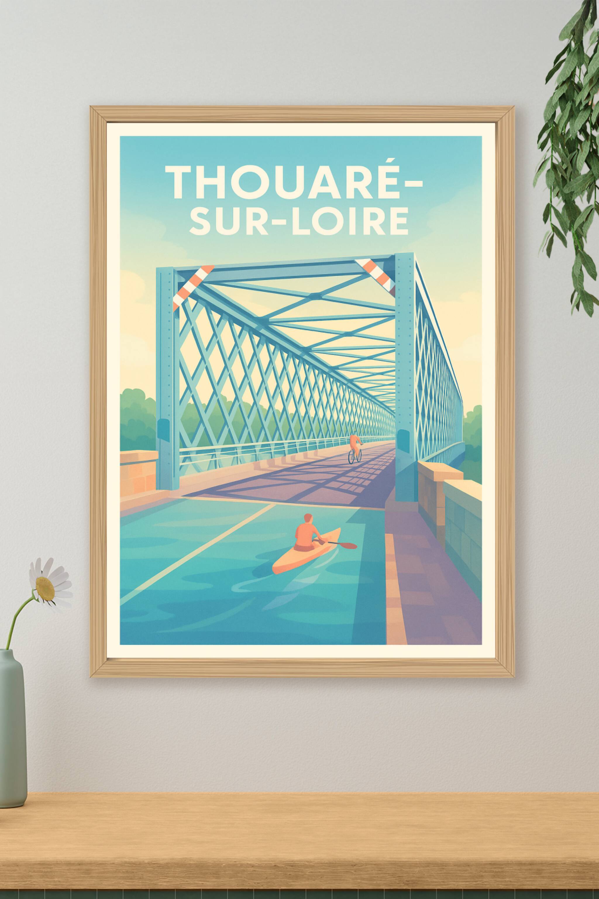 Affiche de Thouaré-sur-Loire - Escapade entre rivière et pont métallique