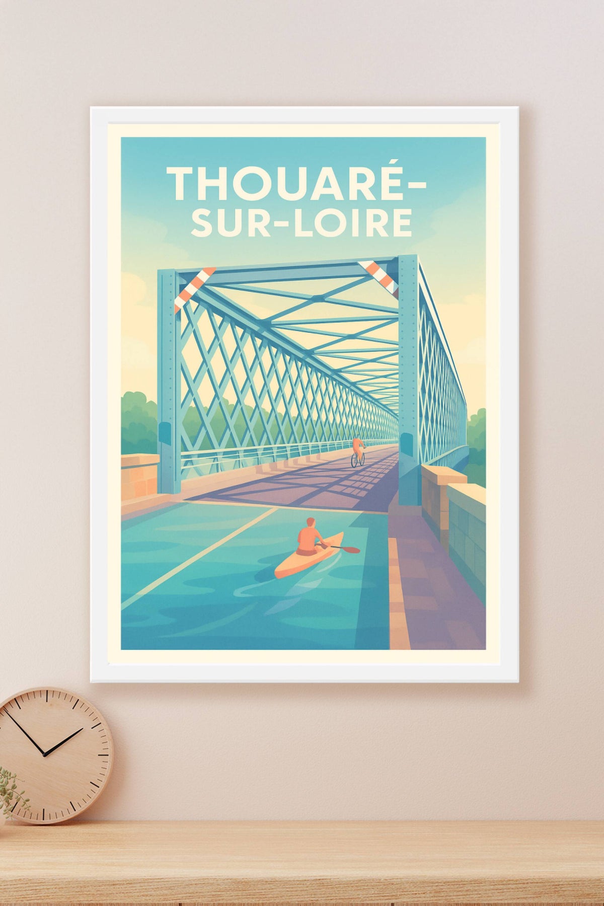 Affiche de Thouaré-sur-Loire - Escapade entre rivière et pont métallique