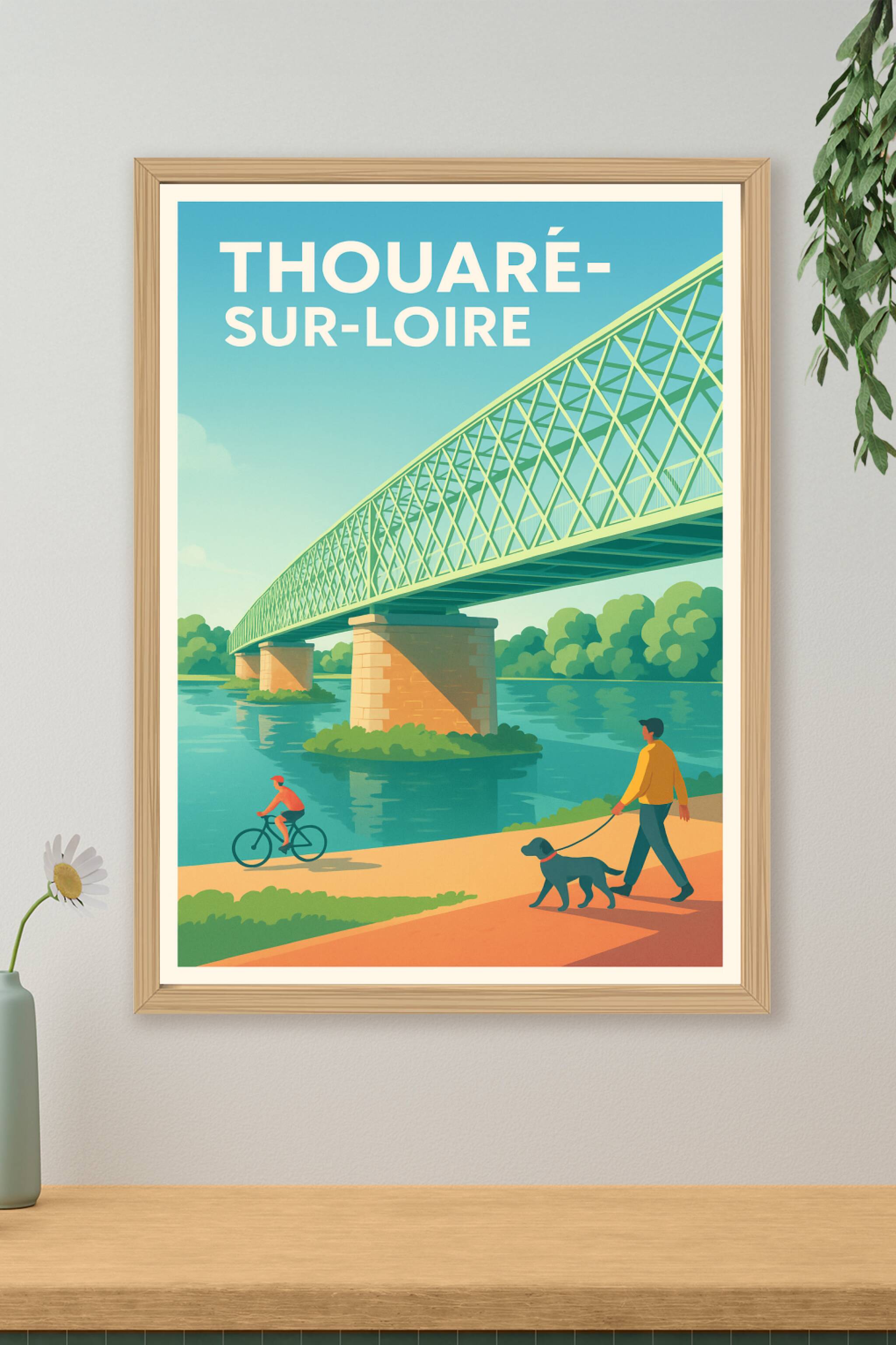 Affiche de Thouaré-sur-Loire - L'élégance tranquille au bord de l'eau