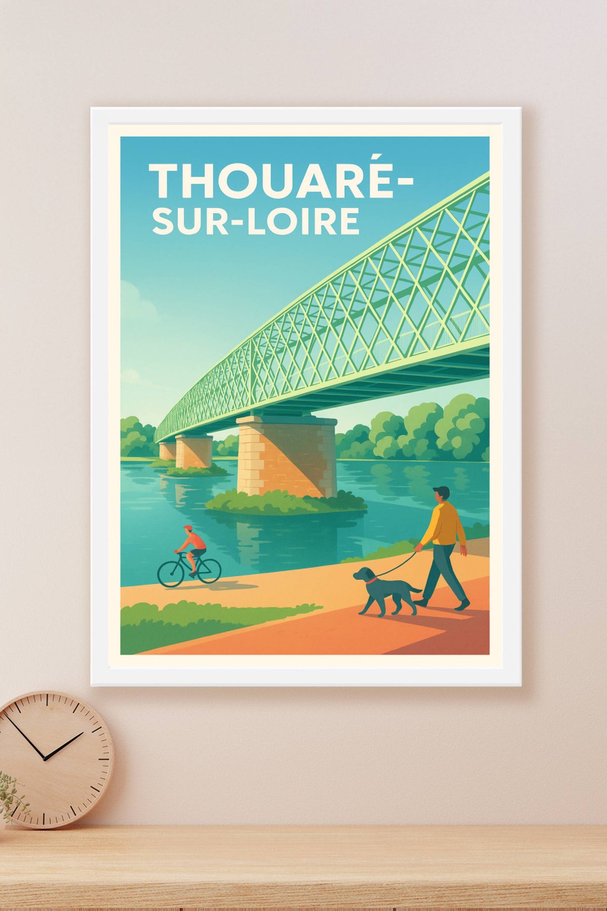 Affiche de Thouaré-sur-Loire - L'élégance tranquille au bord de l'eau