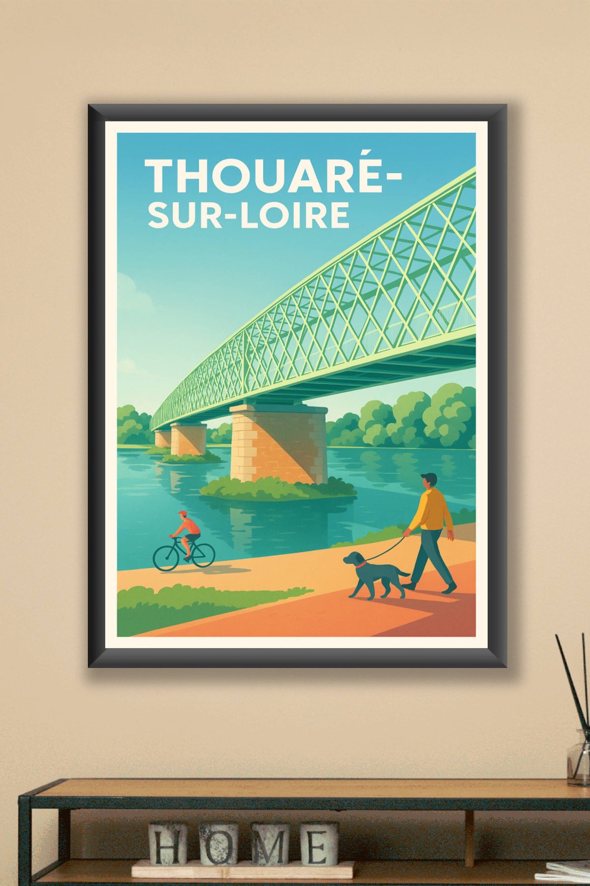 Affiche de Thouaré-sur-Loire - L'élégance tranquille au bord de l'eau
