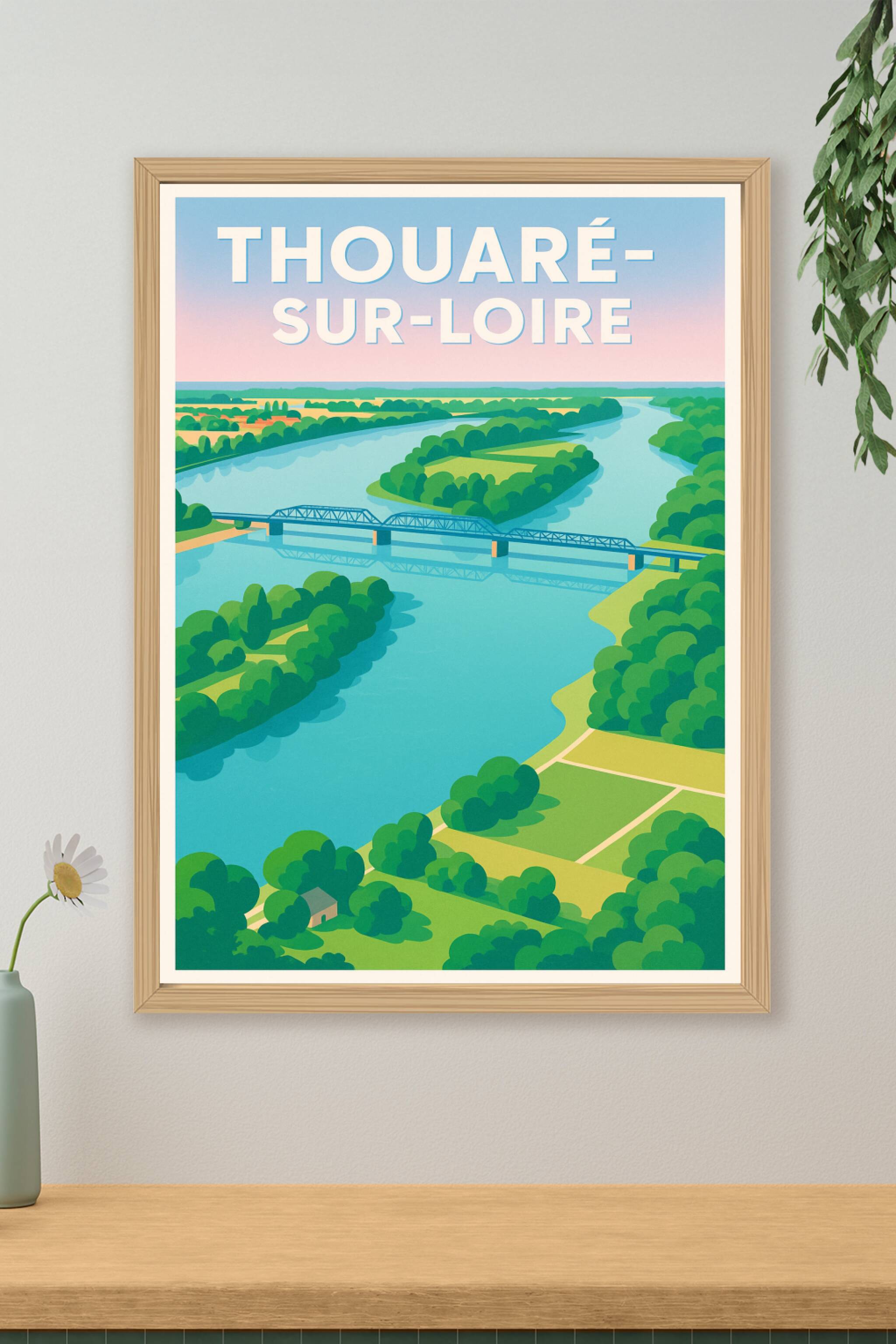 Affiche de Thouaré-sur-Loire - L'évasion au fil de la Loire