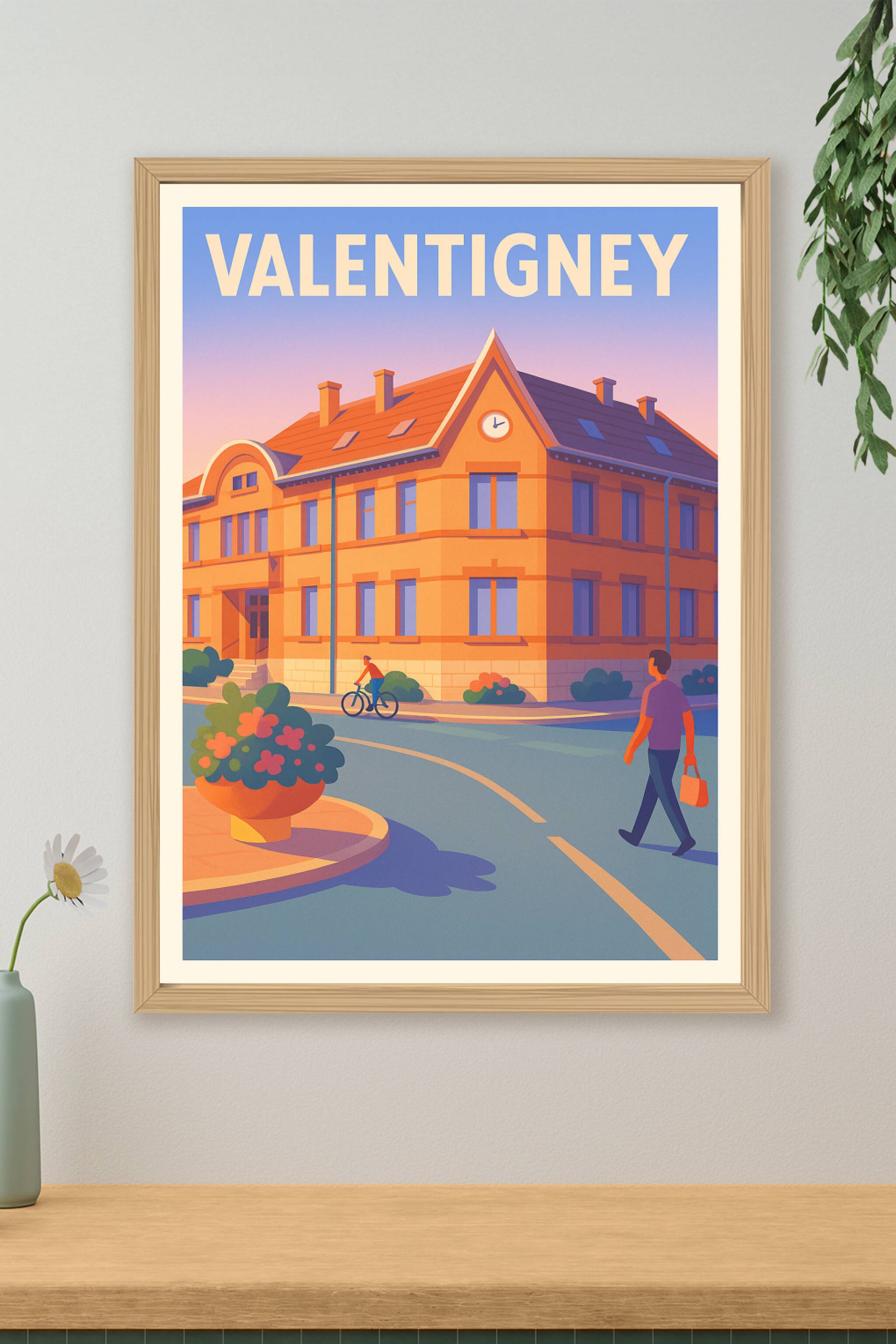 Affiche de Valentigney - Charme et sérénité architecturale