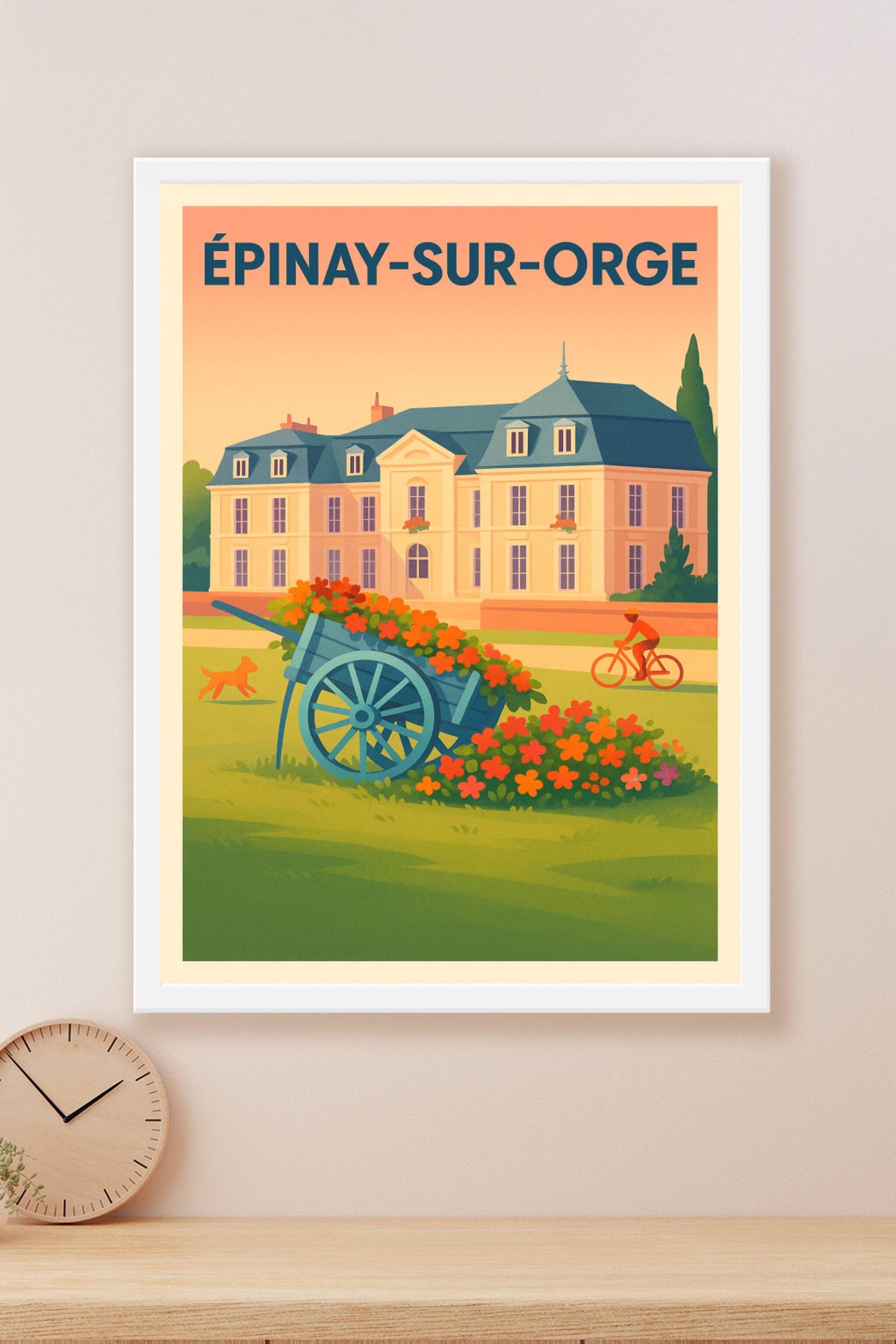 Affiche de Épinay-sur-Orge - Charme et sérénité au cœur de la ville