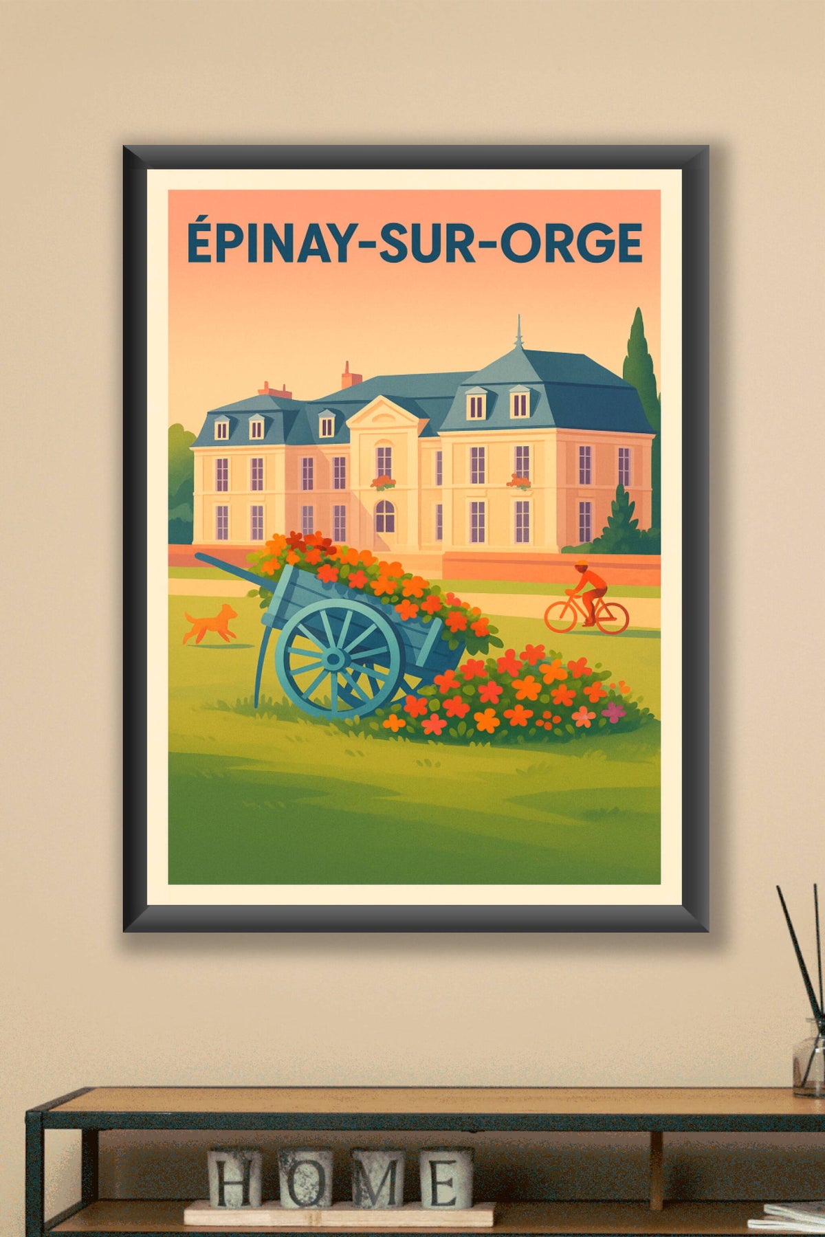 Affiche de Épinay-sur-Orge - Charme et sérénité au cœur de la ville