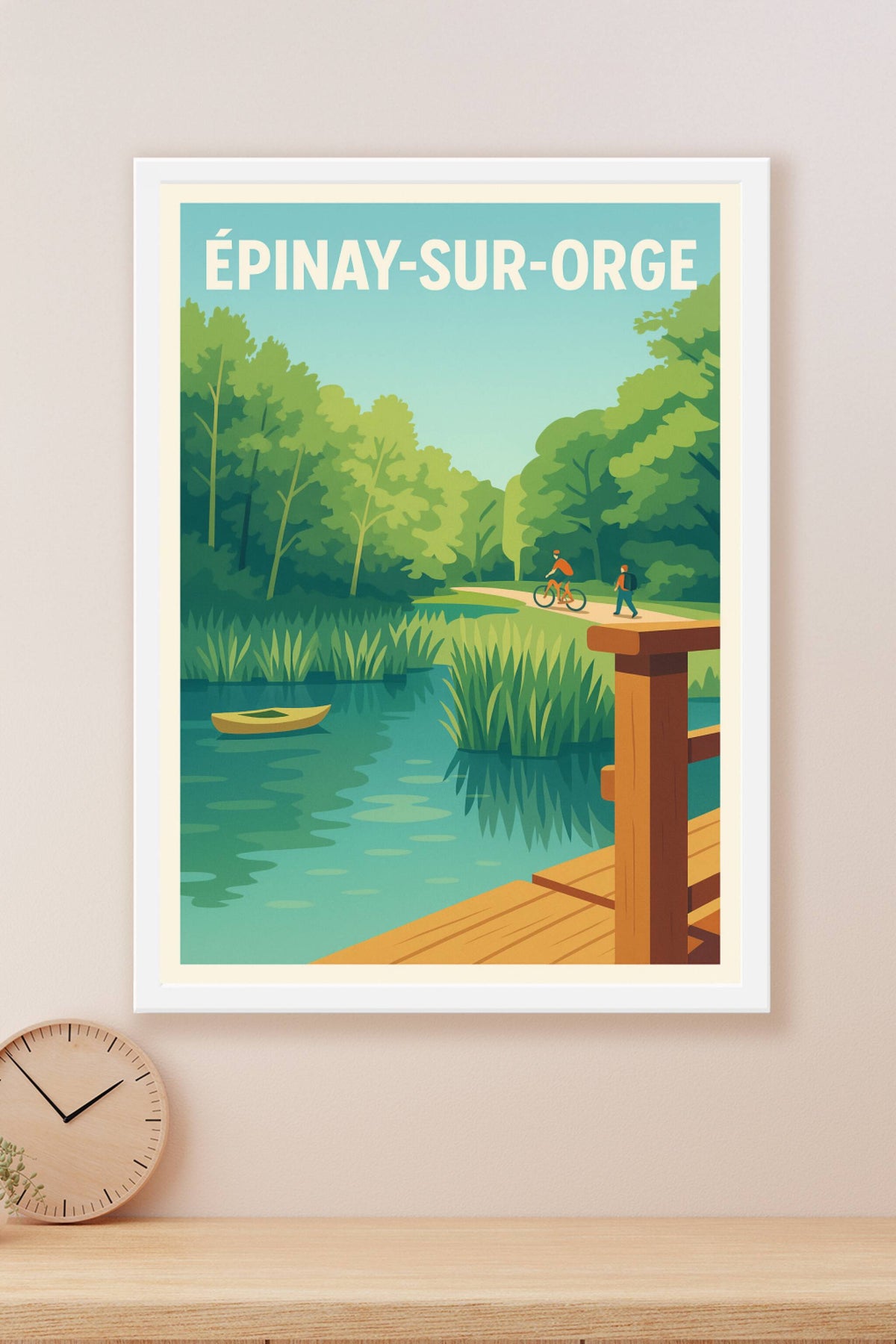 Affiche de Épinay-sur-Orge - Tranquillité au fil de l'eau