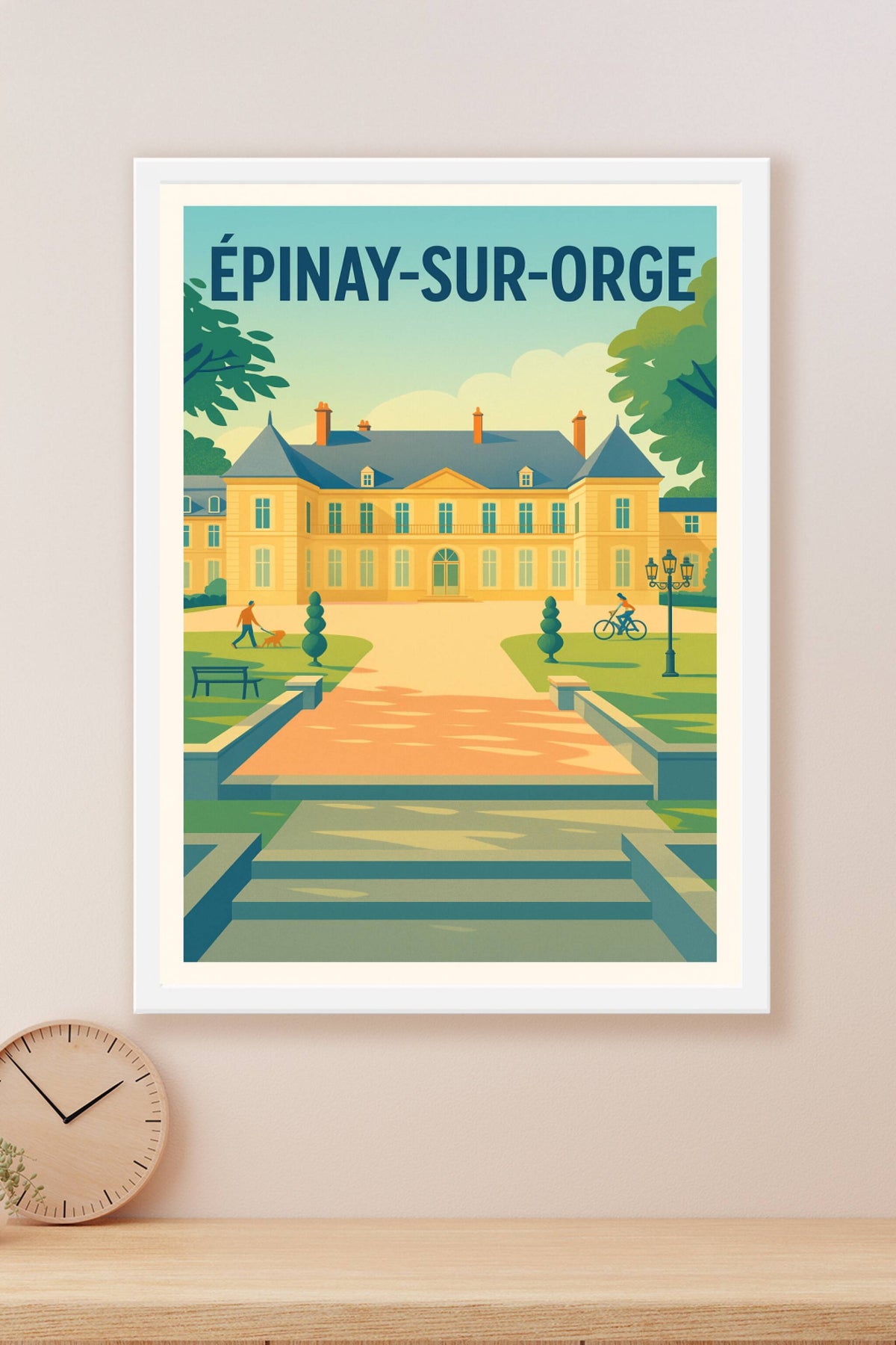 Affiche de Épinay-sur-Orge - Élégance et Sérénité en Région Parisienne