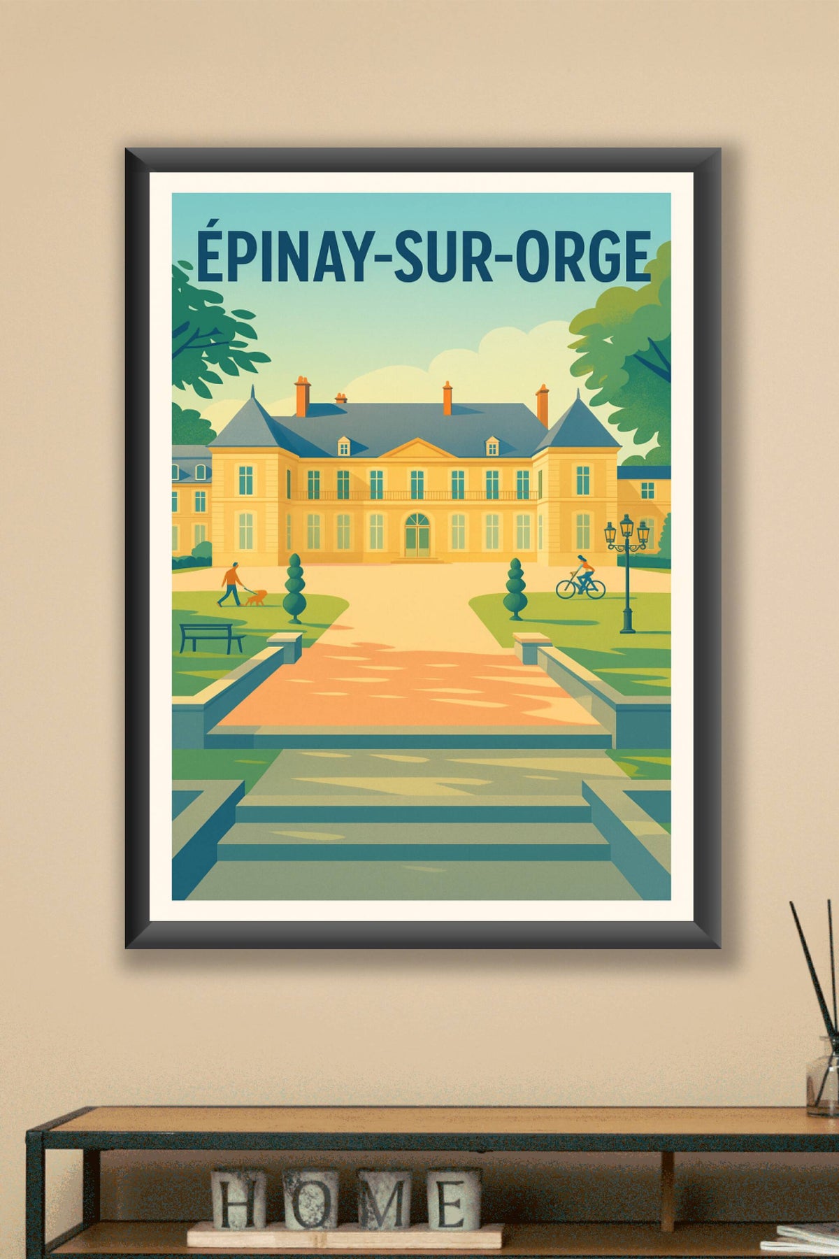 Affiche de Épinay-sur-Orge - Élégance et Sérénité en Région Parisienne