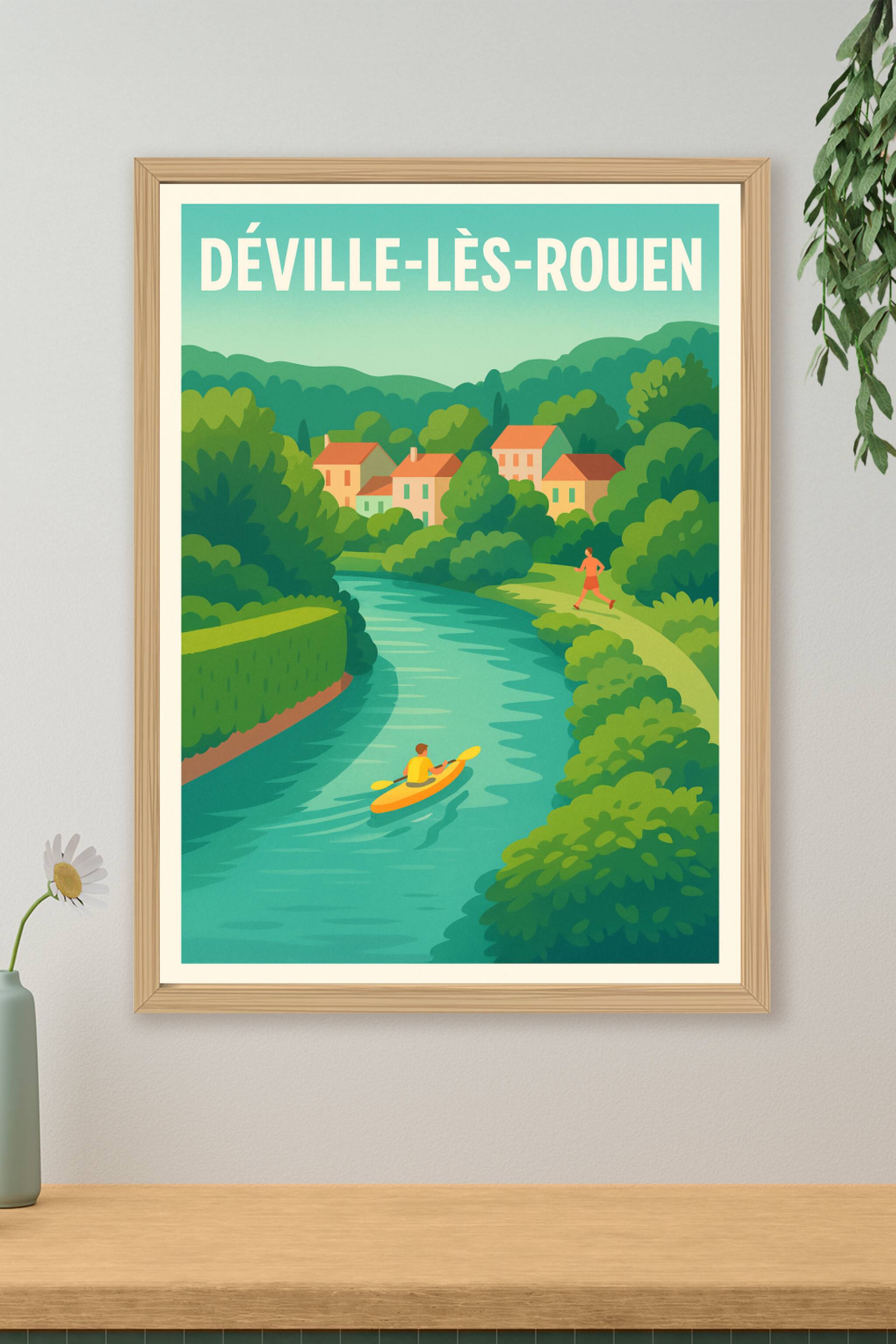 Affiche de Déville-lès-Rouen - Évasion au fil de l'eau