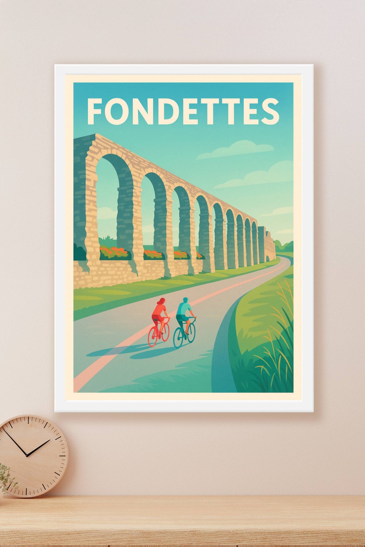 Affiche de Fondettes - Évasion et patrimoine à vélo