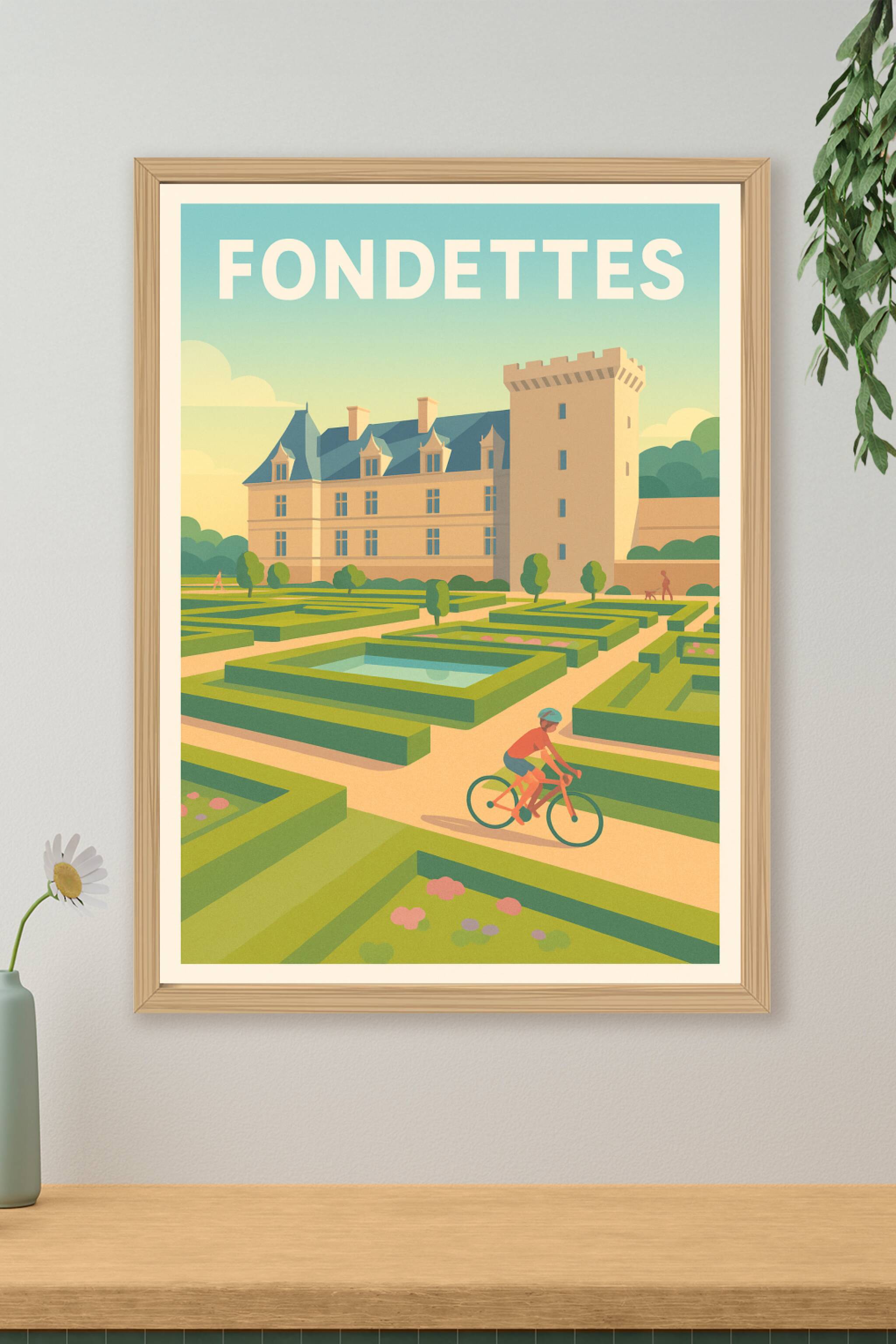 Affiche de Fondettes - Charme et sérénité au cœur des Jardins