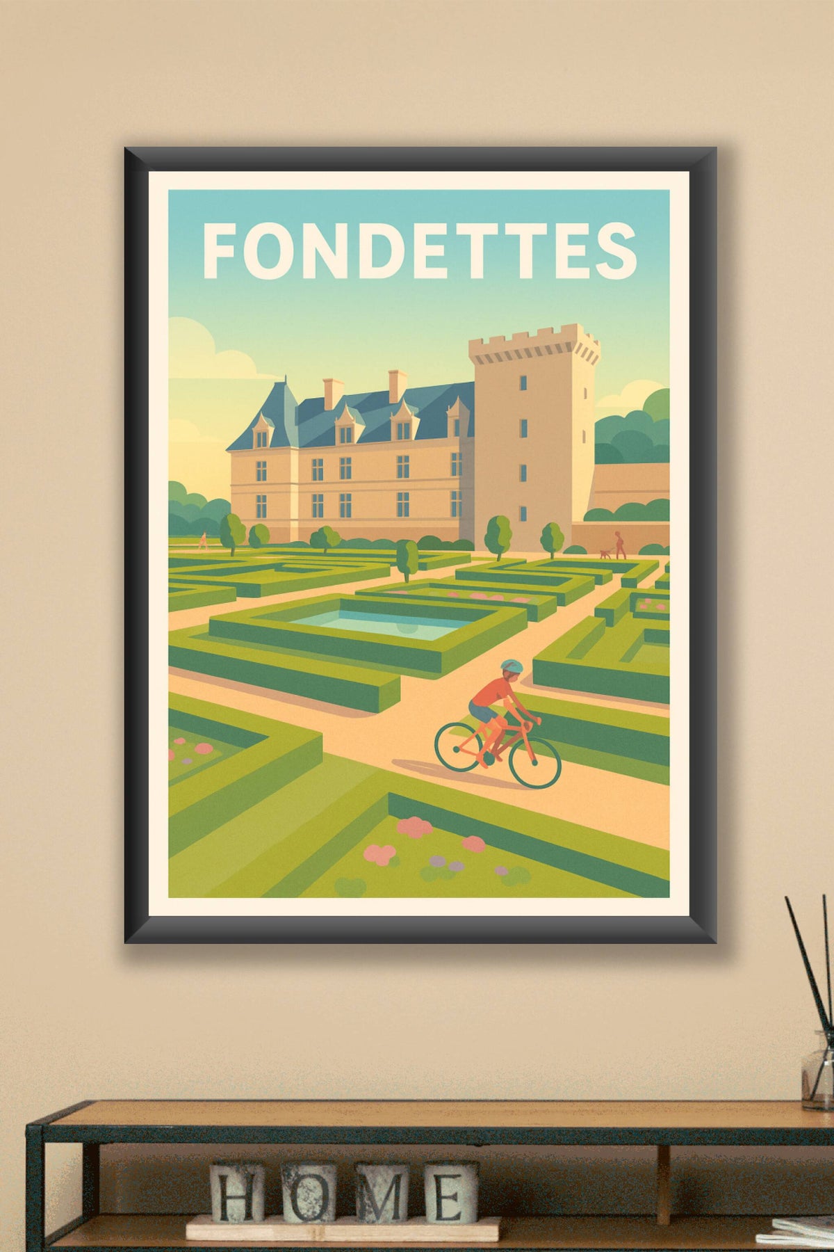 Affiche de Fondettes - Charme et sérénité au cœur des Jardins