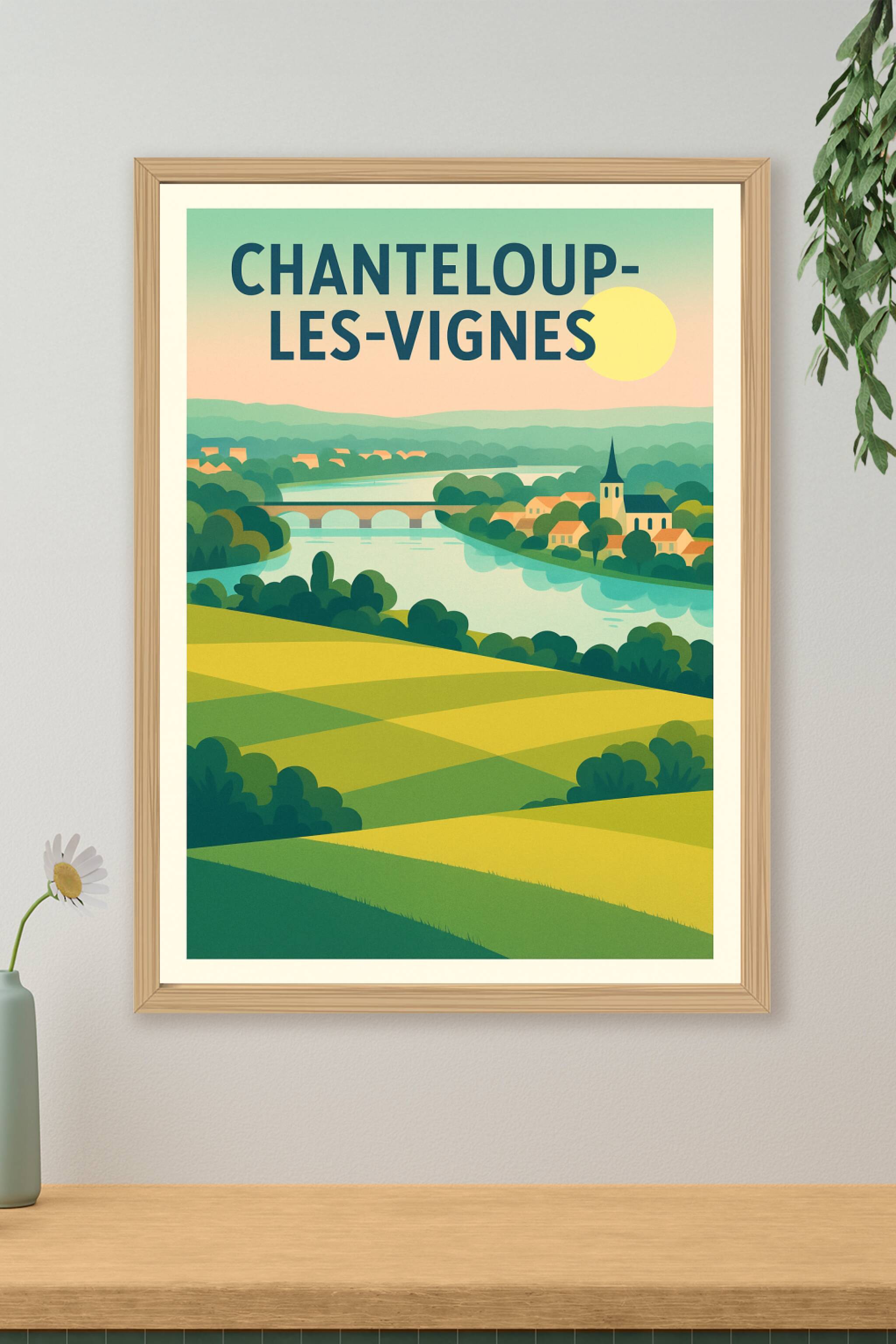 Affiche de Chanteloup-les-Vignes - Harmonie champêtre au fil de l'eau