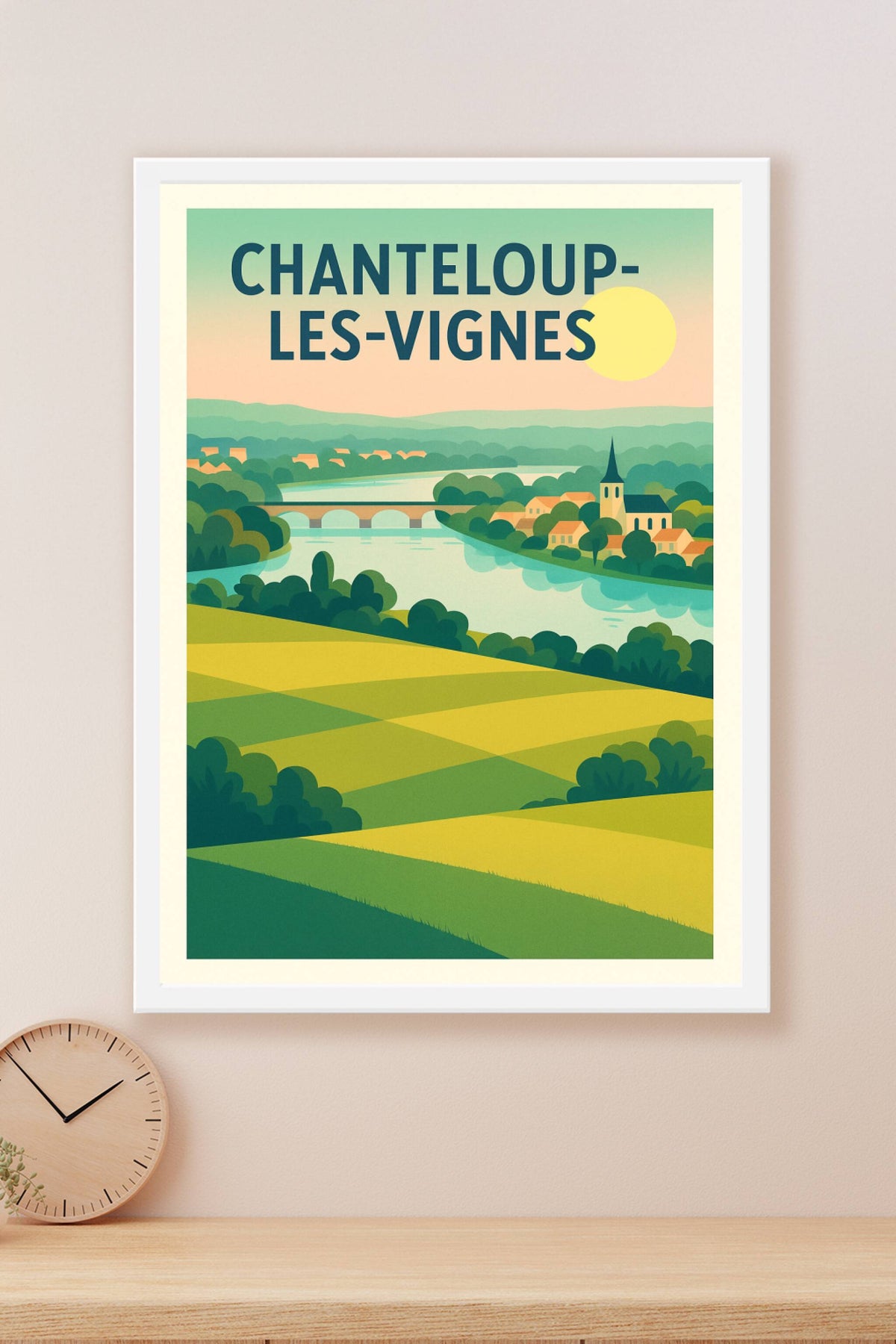 Affiche de Chanteloup-les-Vignes - Harmonie champêtre au fil de l'eau